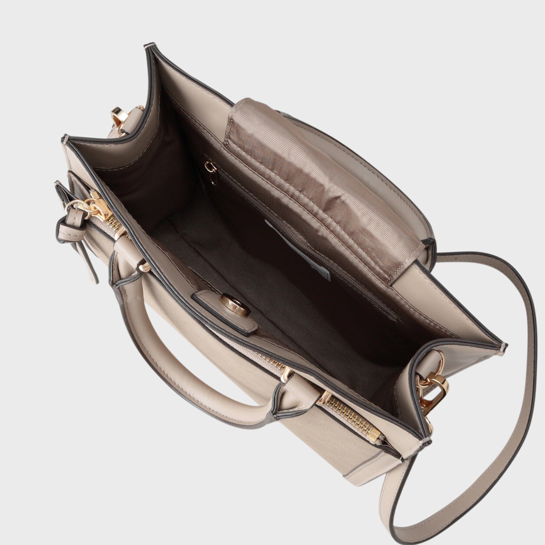 THE SHOP TK「合皮スエードコンビバッグ」|トートバッグ|