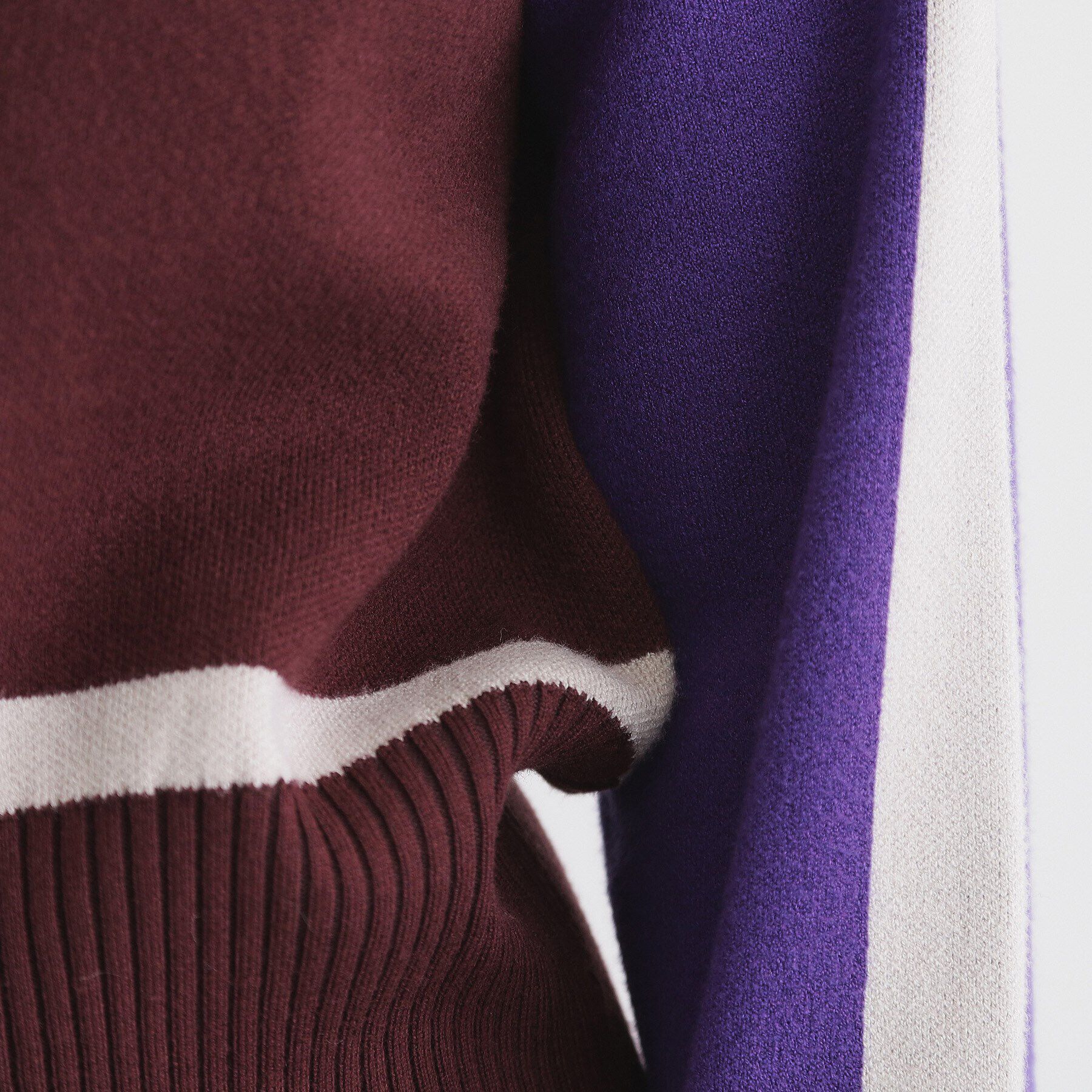 THE SHOP TK「【上下セットアイテム】配色ニットセットアップ/洗える」|スーツ|