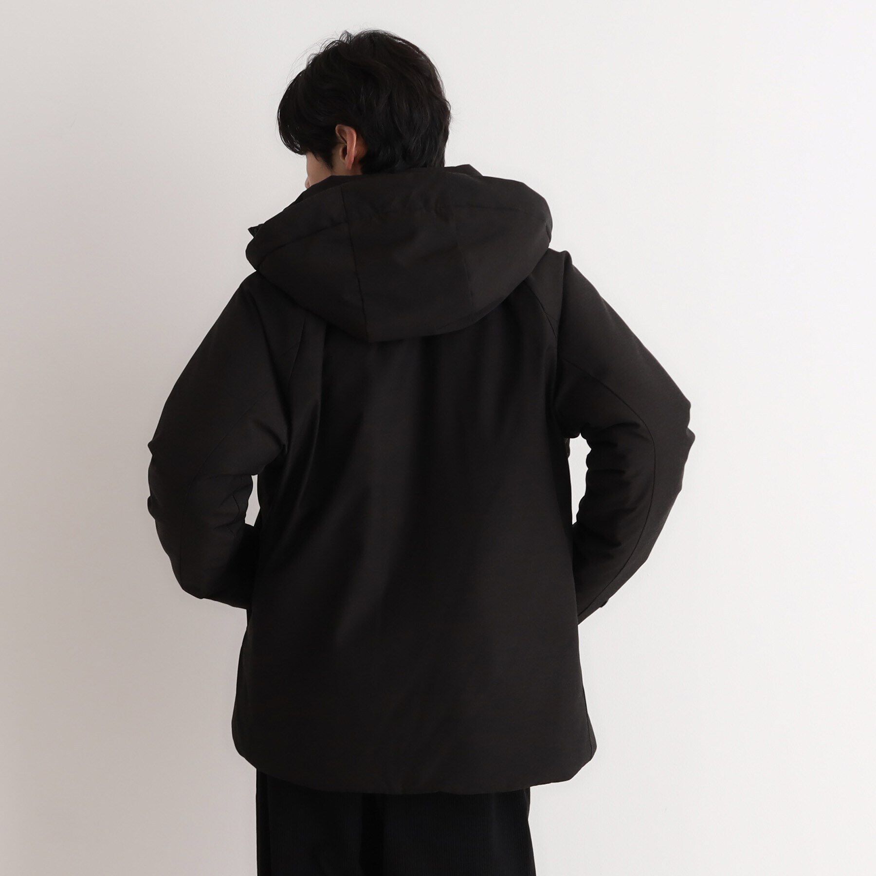 THE SHOP TK「SORONA中綿フードブルゾン 蓄熱／保温／洗える／防風／撥水／ビジネス対応可」|ダウン|