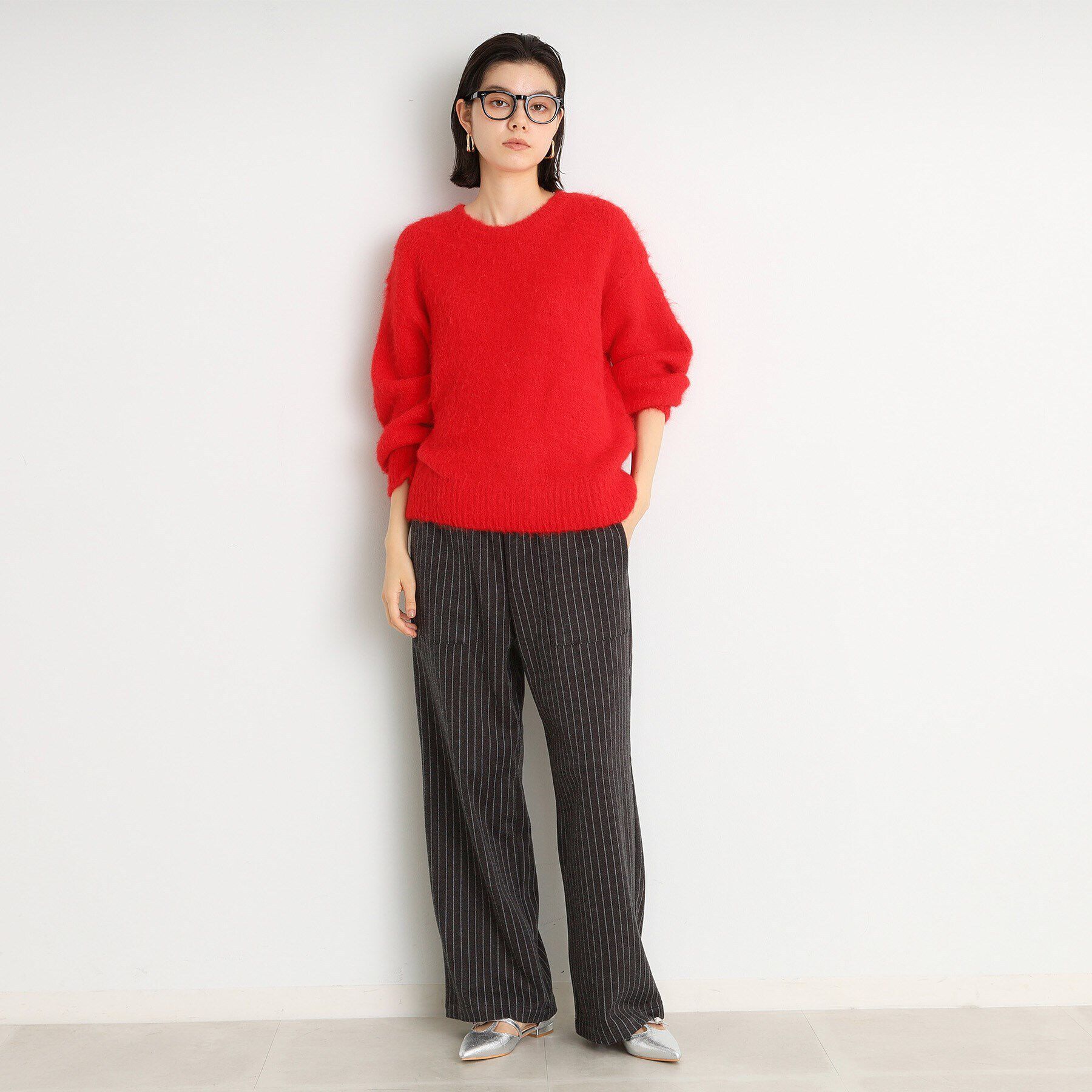 THE SHOP TK「圧縮ジャージ柄アソートワイドイージーパンツ」|その他|