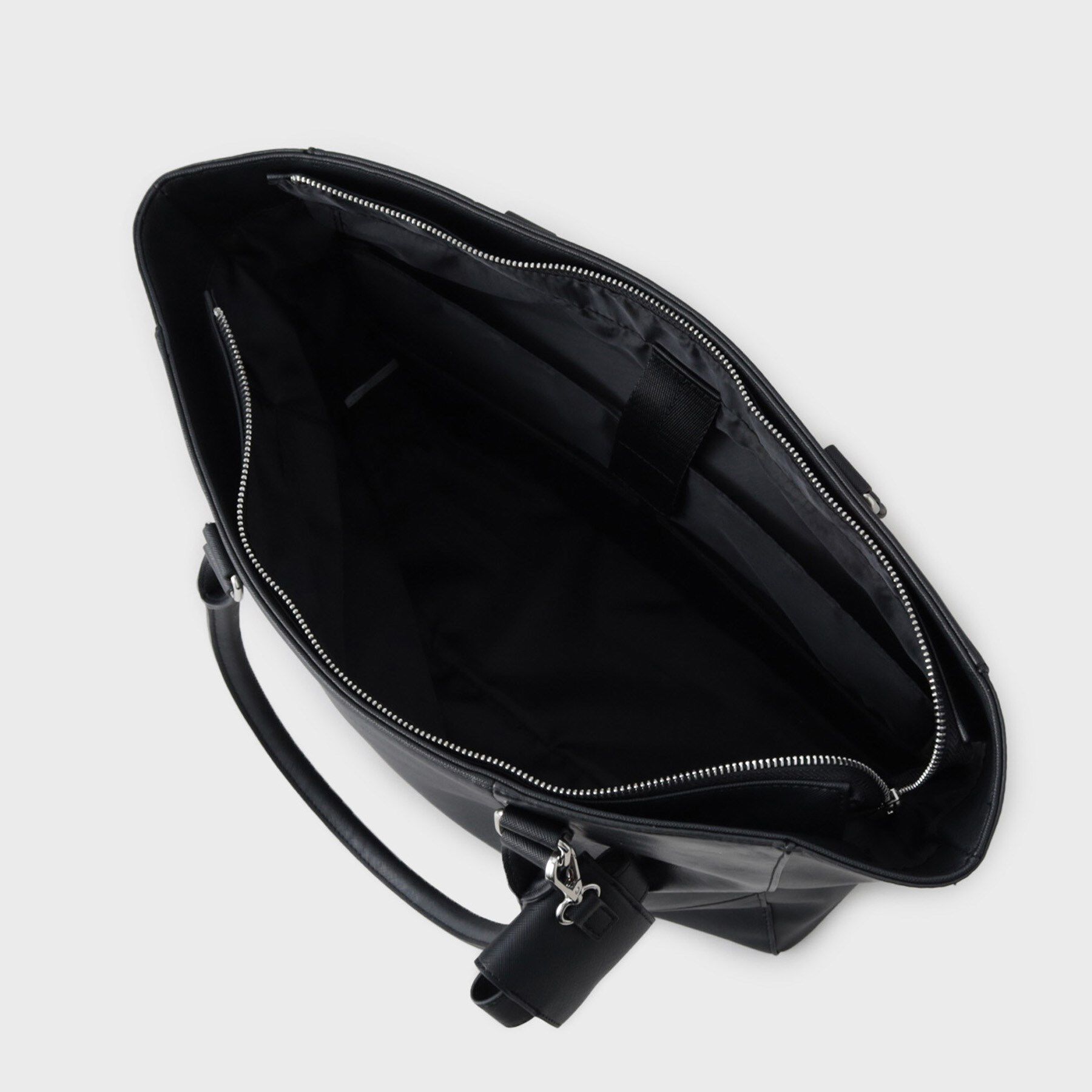 THE SHOP TK「【A4サイズ／ビジネスでも使える】合皮トートバッグ イヤホンケース付き」|トートバッグ|