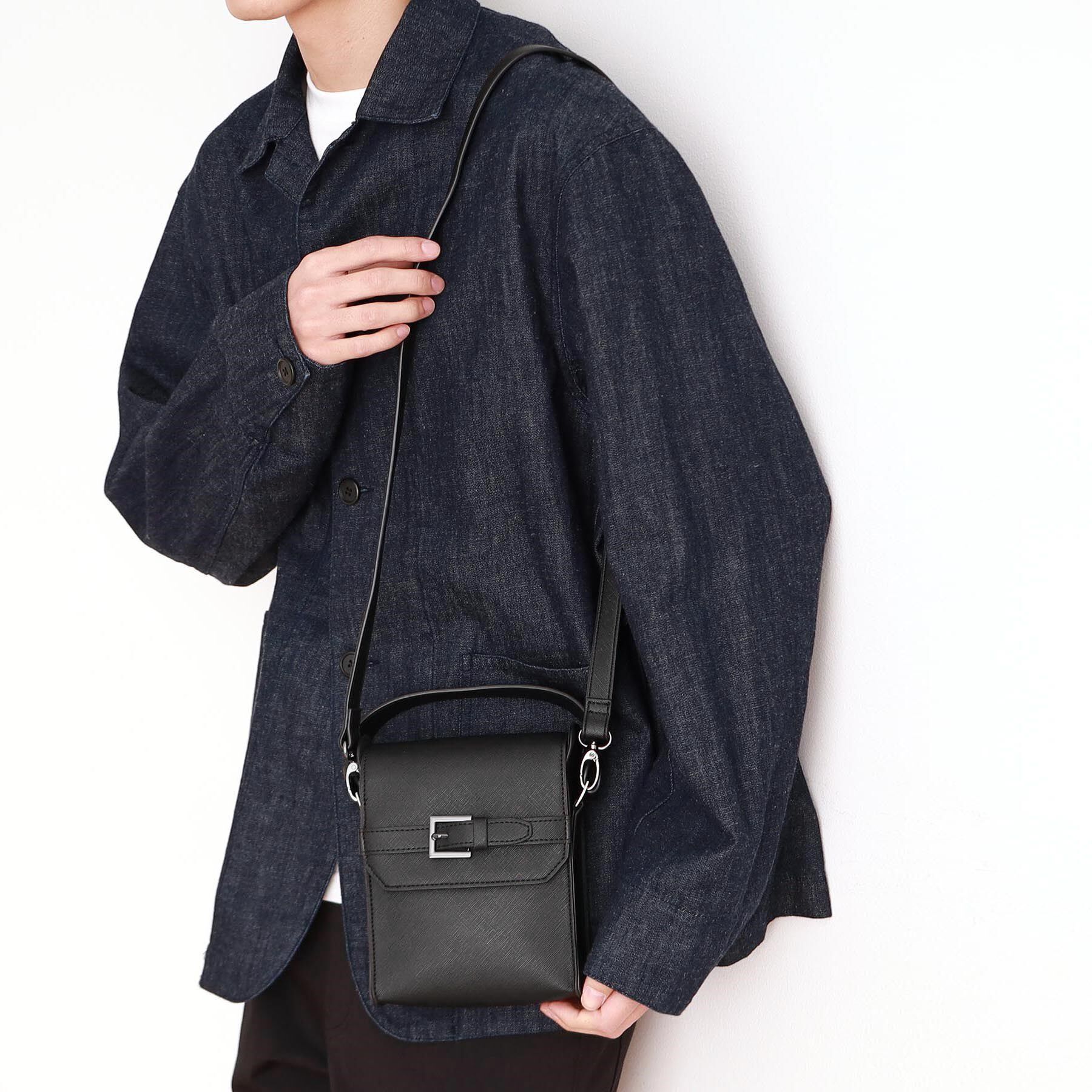 THE SHOP TK「ショルダーベルト付きミニハンドルバッグ 2WAY／ユニセックス」|ショルダー・メッセンジャー|