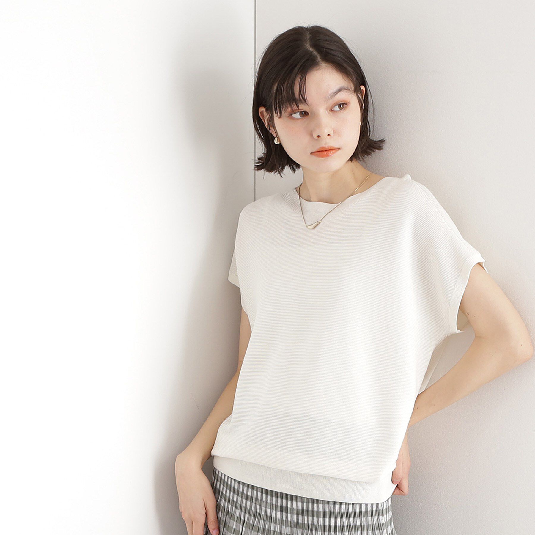 THE SHOP TK「美人フレンチニット【8色展開/WEB限定カラー/洗濯機OK/毛玉になりにくい】」|ニット・セーター|