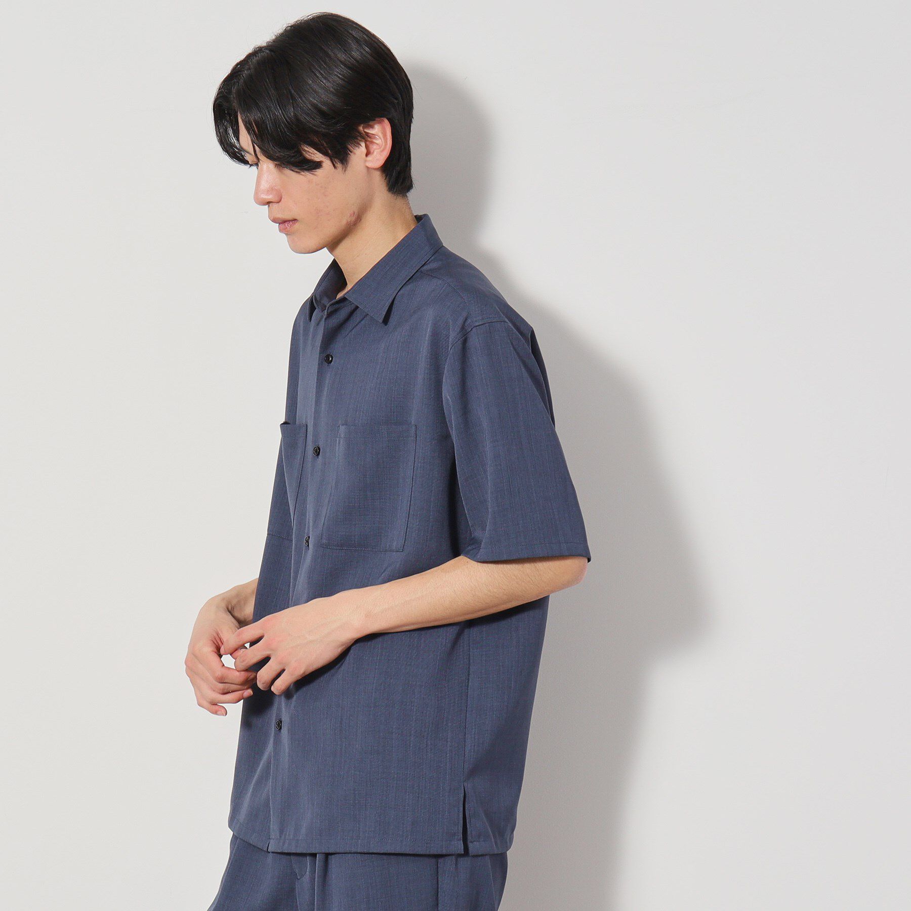 THE SHOP TK「ドライポリ半袖シャツ　セットアップ可/吸水速乾/軽量」|シャツ・ブラウス|