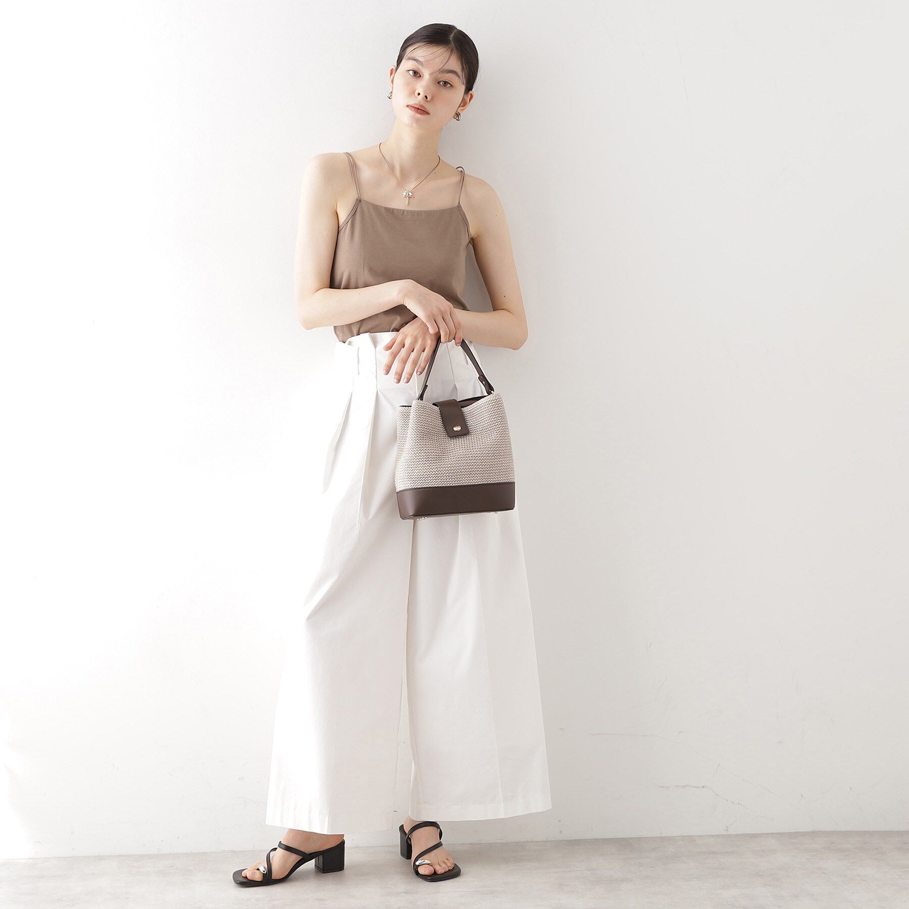 THE SHOP TK「カップ付きキャミ【洗える】」|キャミソール|