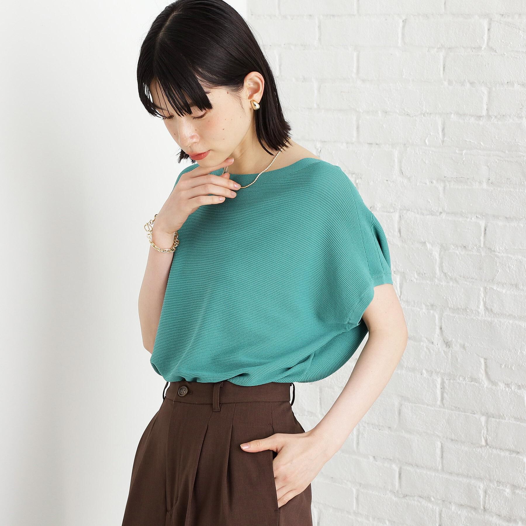 THE SHOP TK「【再入荷/6色展開】さらさらフレンチニット【毛玉になりにくい/洗濯機OK】」|ニット・セーター|