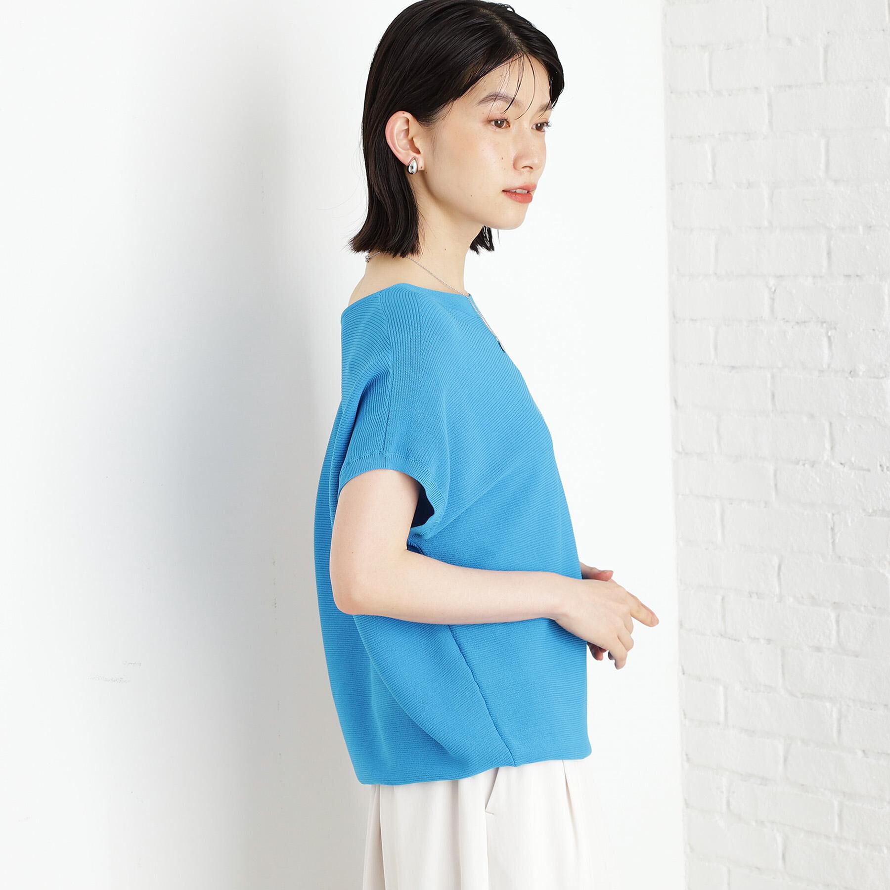 THE SHOP TK「【再入荷/6色展開】さらさらフレンチニット【毛玉になりにくい/洗濯機OK】」|ニット・セーター|