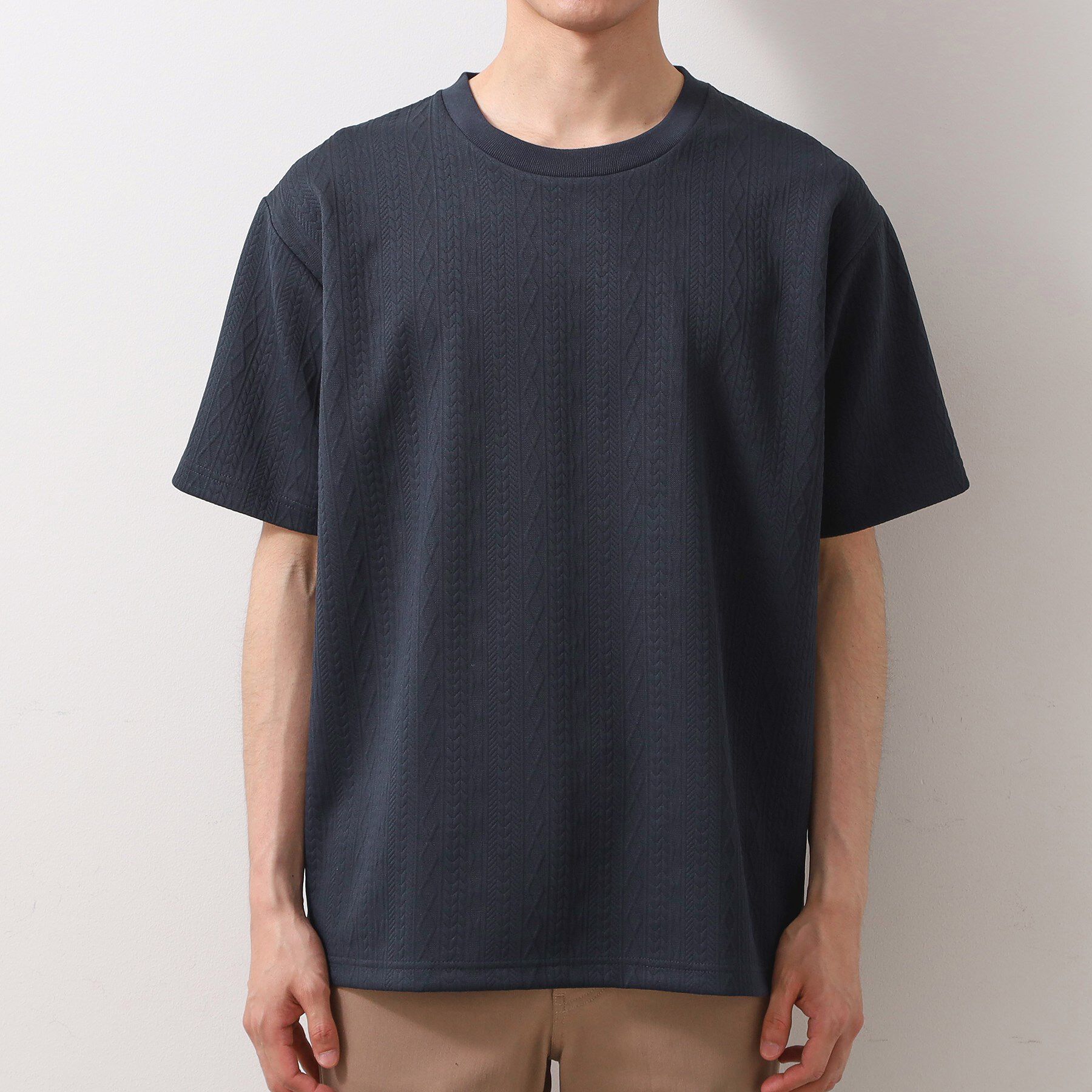 THE SHOP TK「ライトフクレジャカード半袖Tシャツ 洗濯機OK」|Tシャツ・カットソー|