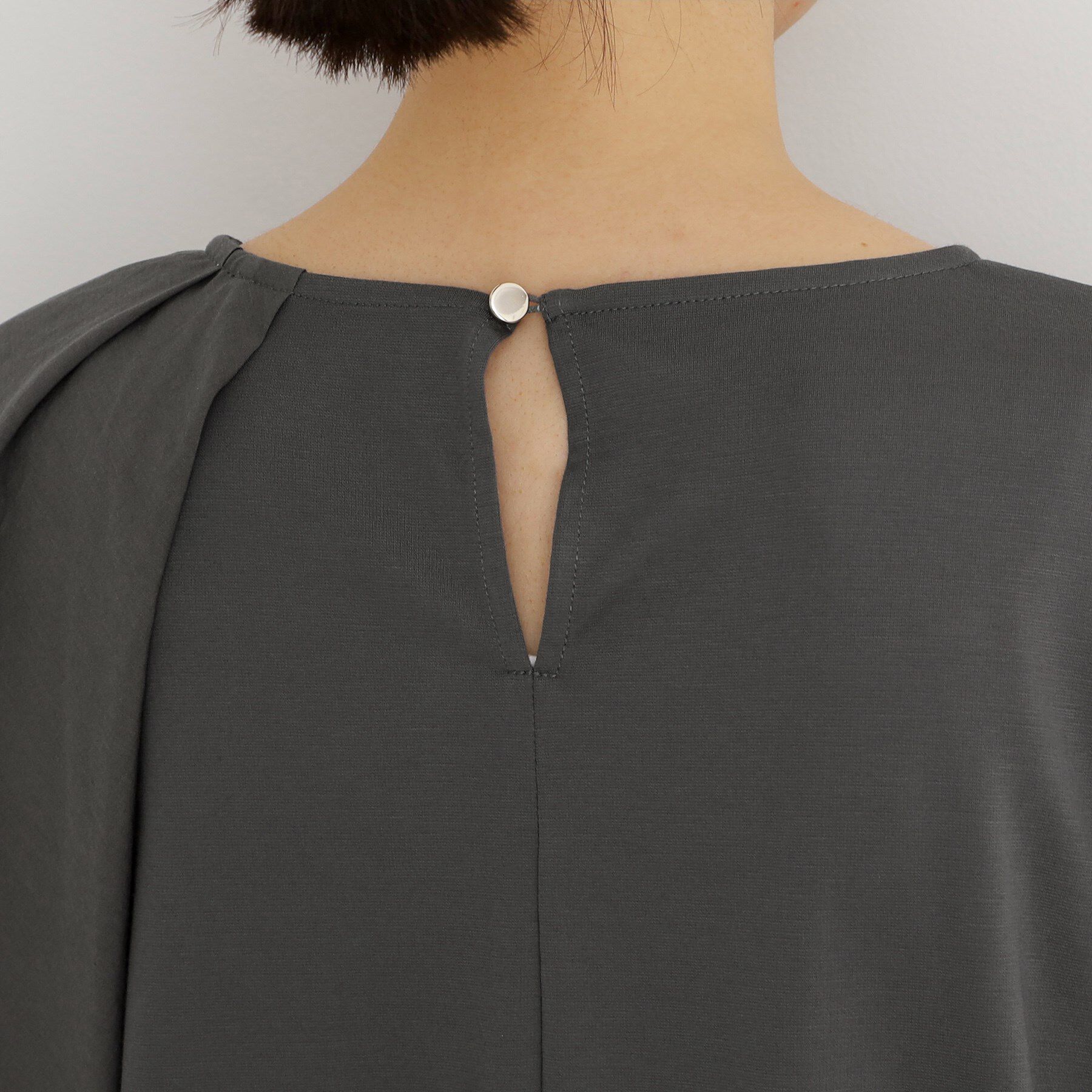 THE SHOP TK「アシメケープ風プルオーバー【接触冷感/洗濯機OK】」|Tシャツ・カットソー|