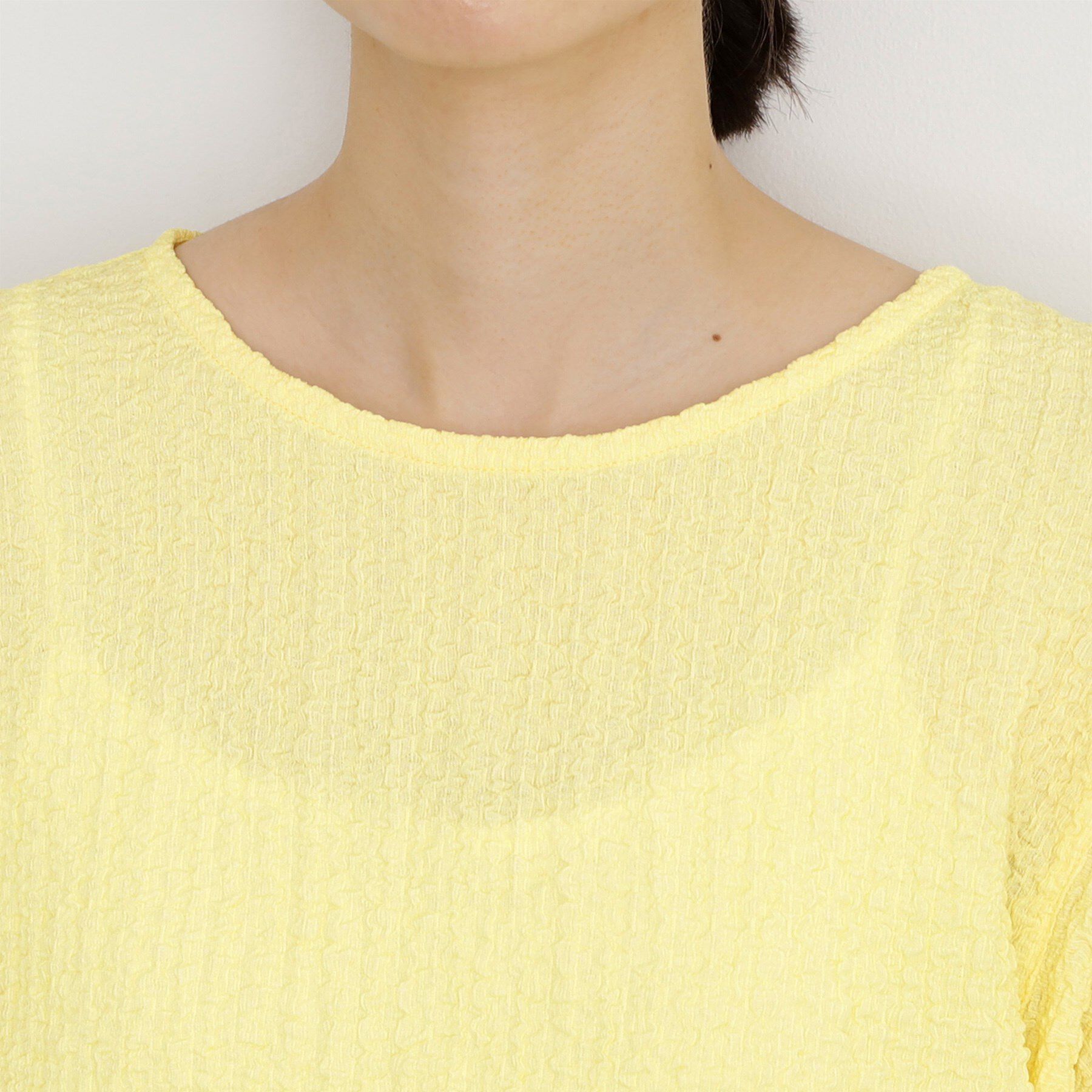 THE SHOP TK「【人気デザイン再入荷】ポコポコ袖タックプルオーバー/体型カバー/洗濯機OK」|Tシャツ・カットソー|