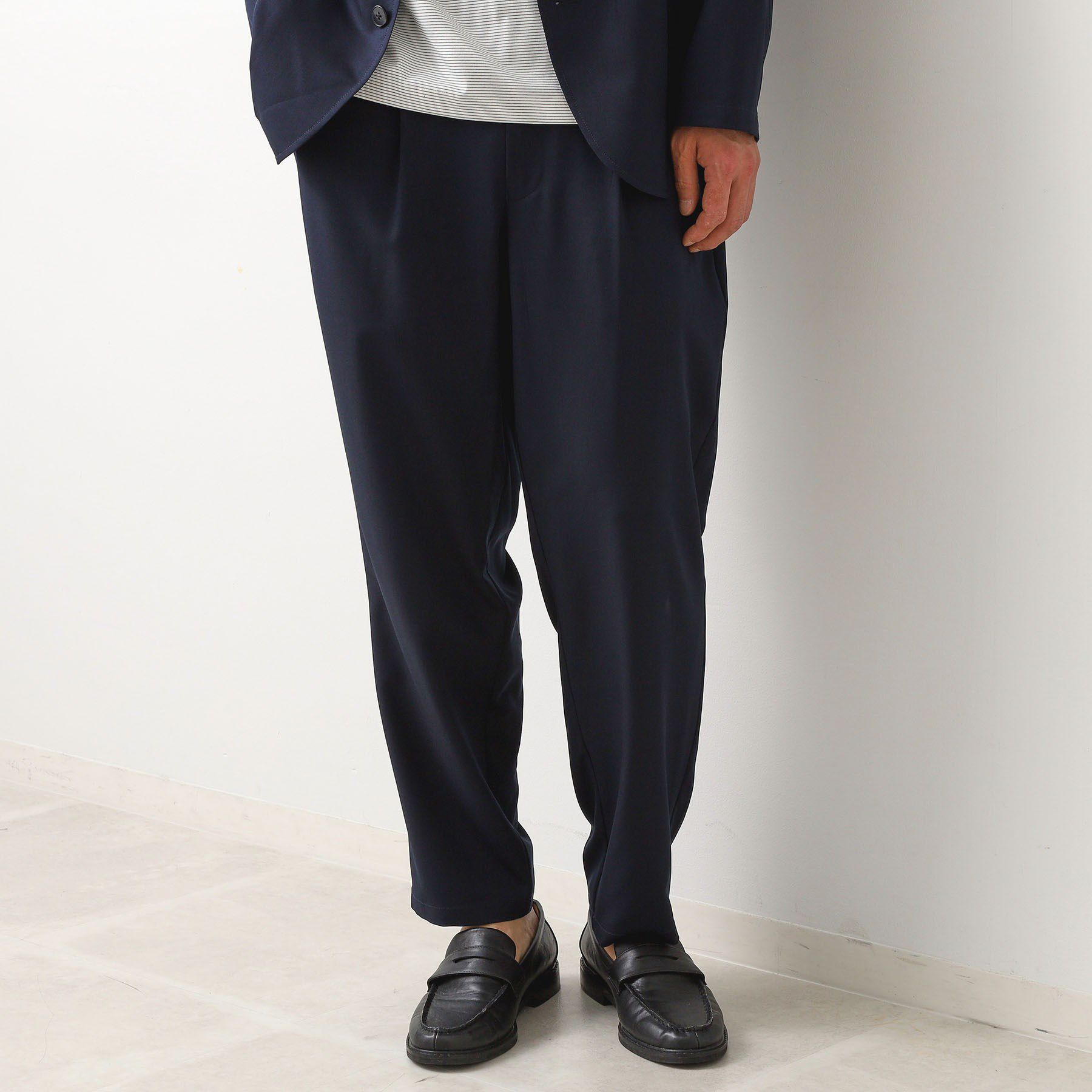 THE SHOP TK「スムースファイバーワイドイージーパンツ 【セットアップ可／UVカット／イージーケア／洗濯機OK】」|その他|