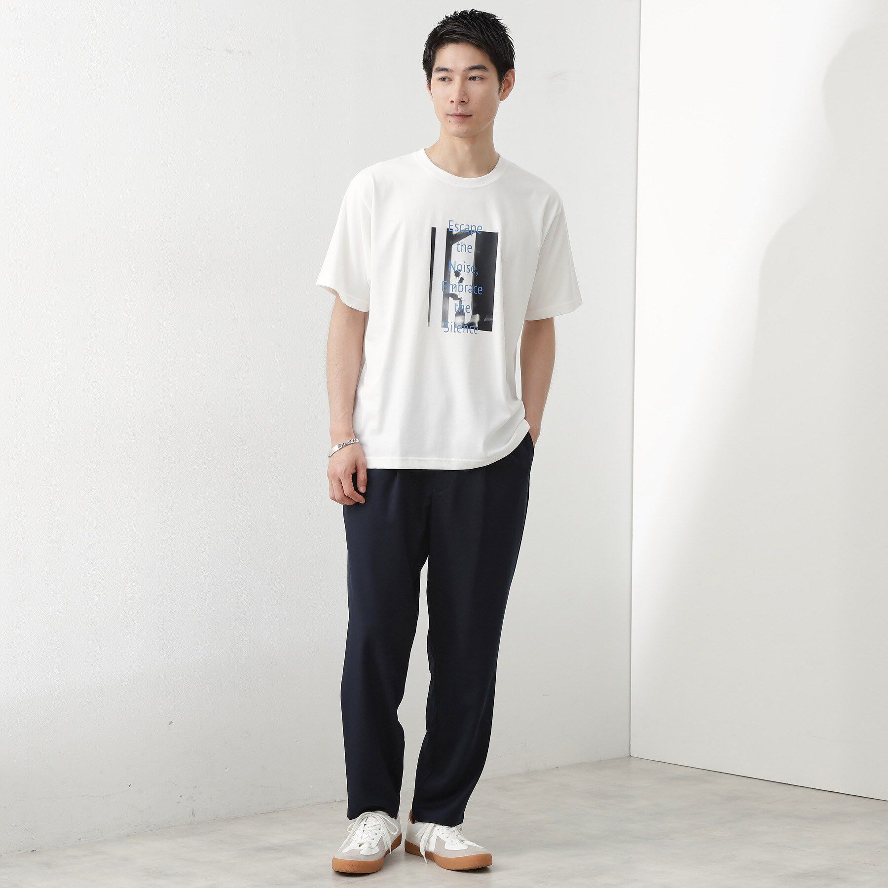 THE SHOP TK「リサイクルアート半袖Tシャツ【接触冷感/洗濯機OK】」|Tシャツ・カットソー|