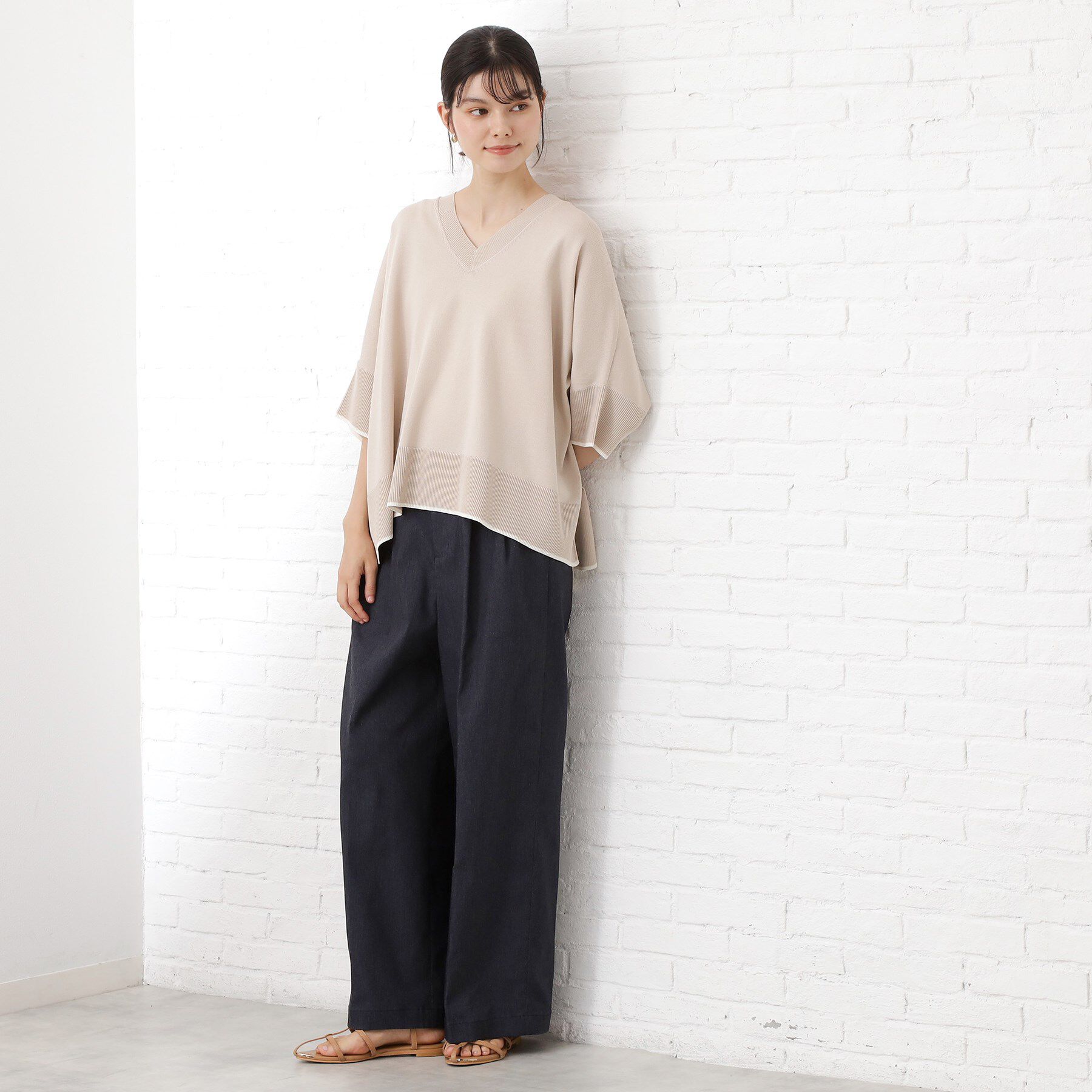 THE SHOP TK「【きれいめもカジュアルもお任せ】2タックワイドパンツ【セットアップ可】」|その他|