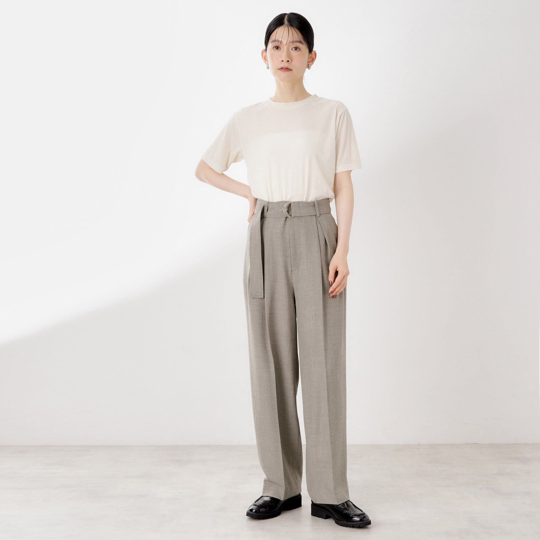 THE SHOP TK「ベルト付バレルパンツ【セットアップ可】/CAVIANシリーズ」|その他|