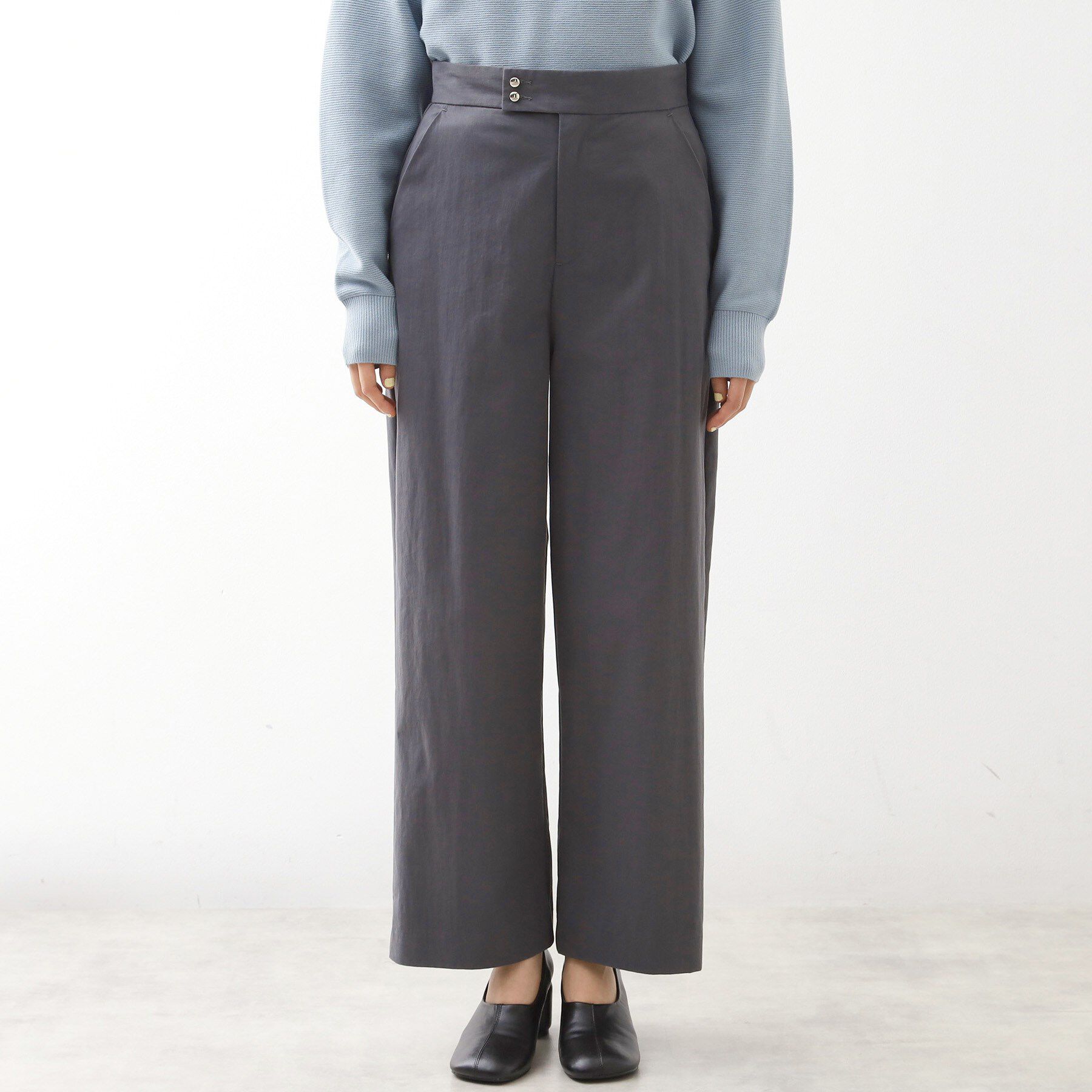 THE SHOP TK「ワイドチノパンツ【洗える】」|その他|