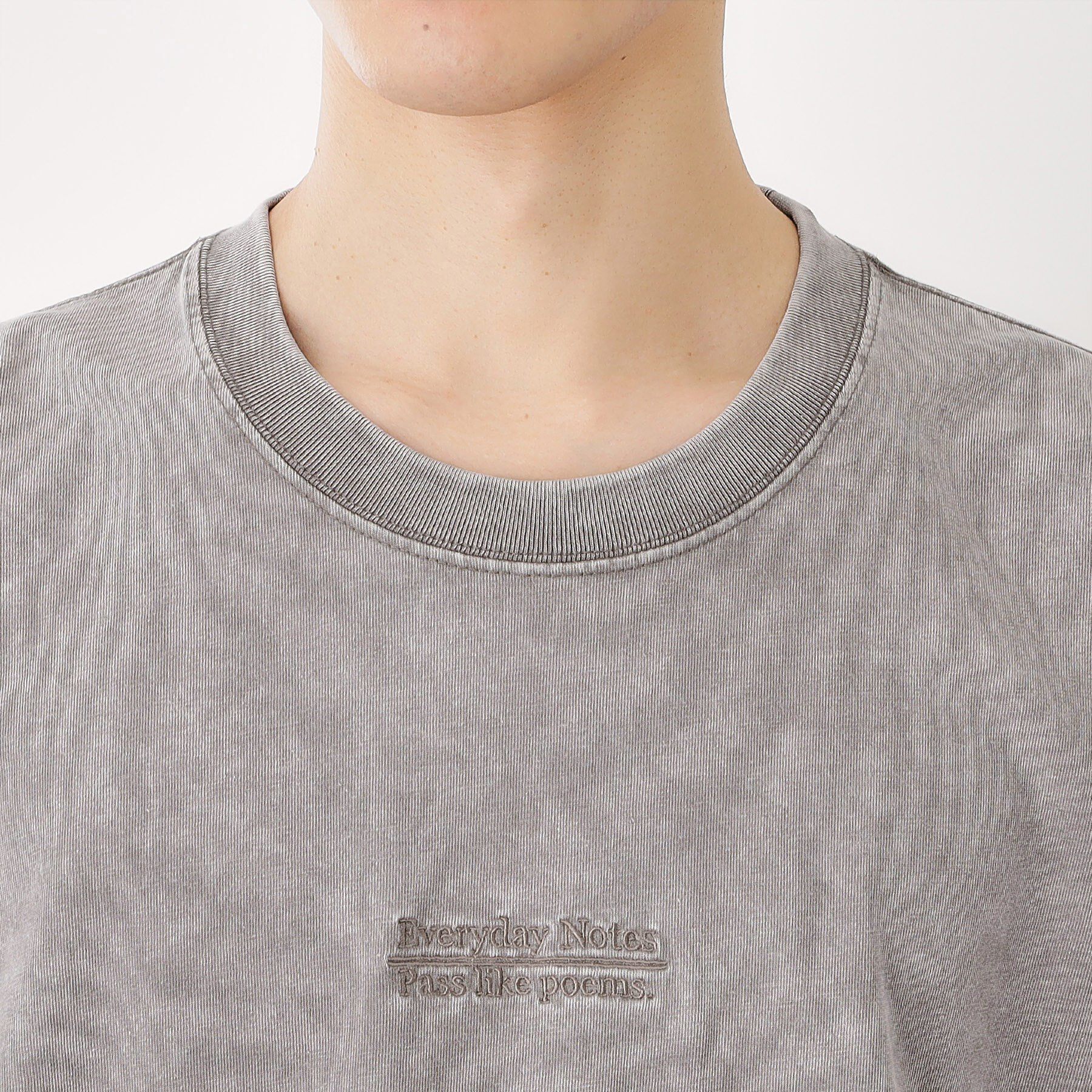 THE SHOP TK「ヴィンテージライク フェード5分袖Tシャツ 【ビッグシルエット／洗濯機OK】」|Tシャツ・カットソー|