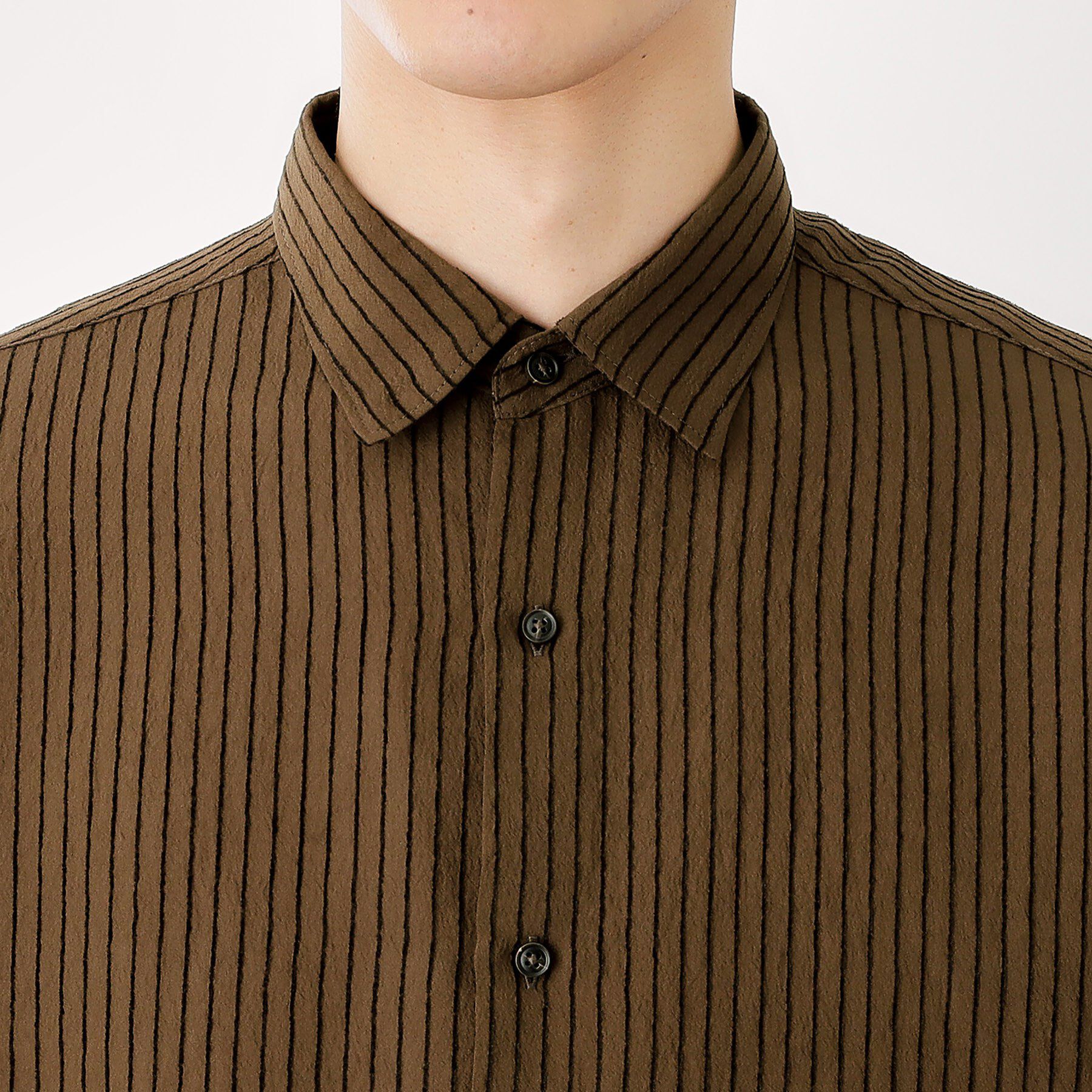 THE SHOP TK「チェック＆ストライプ アソート長袖シャツ【洗濯機OK】」|シャツ・ブラウス|