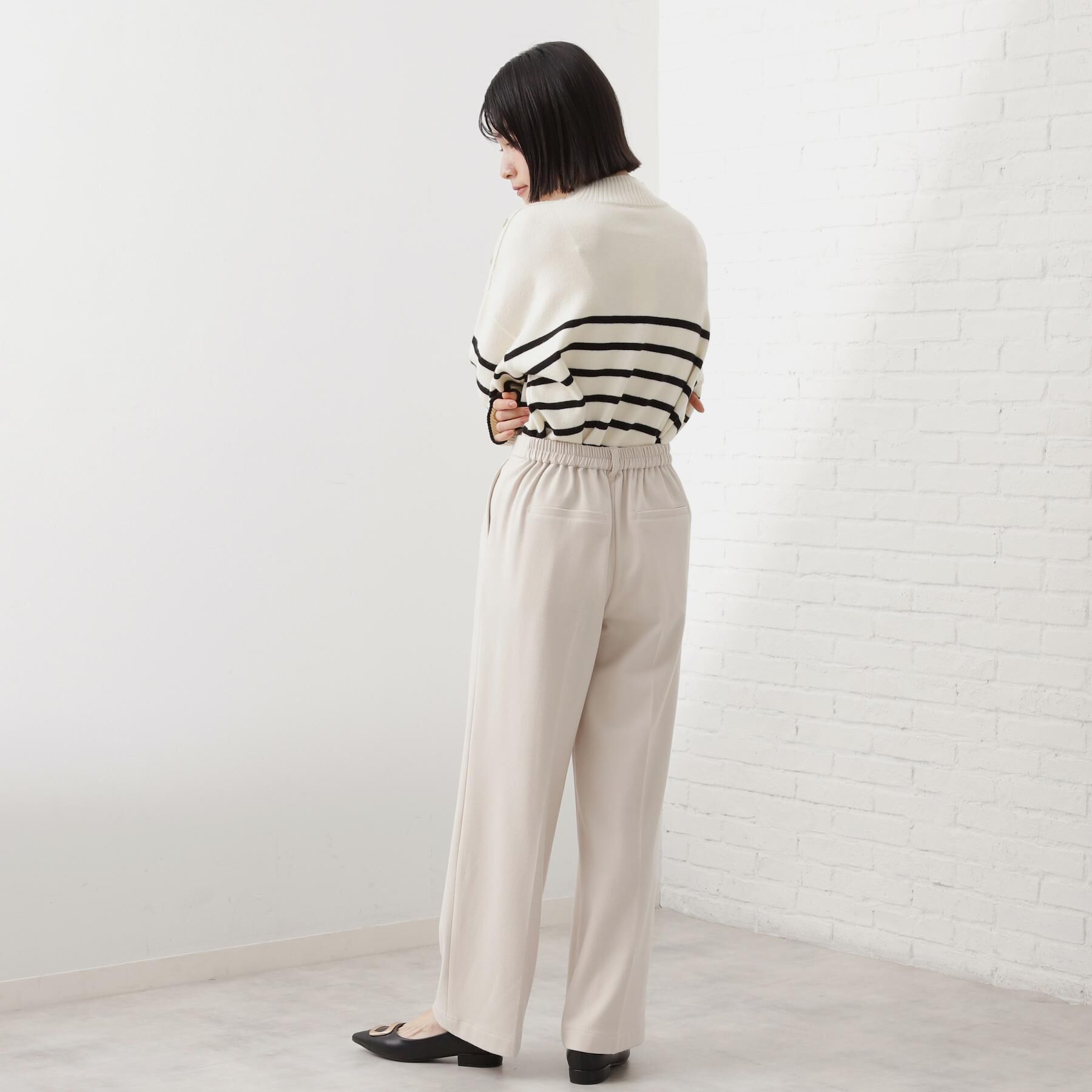 THE SHOP TK「【着丈選べる/XS～XLサイズ】あったか裏起毛ワイドパンツ」|その他|