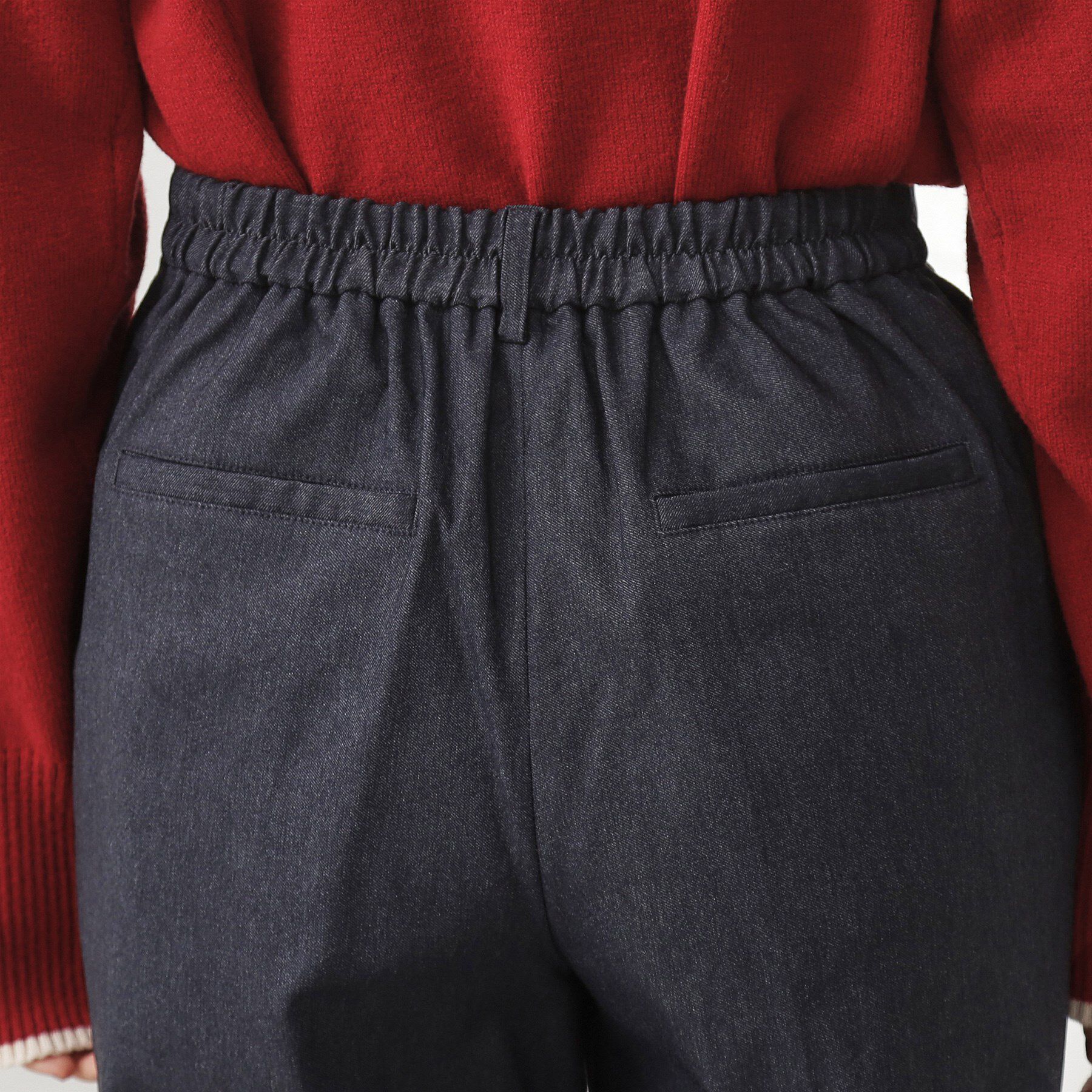 THE SHOP TK「【ラクで快適】ハイパーストレッチ あったか裏起毛ワイドパンツ」|その他|