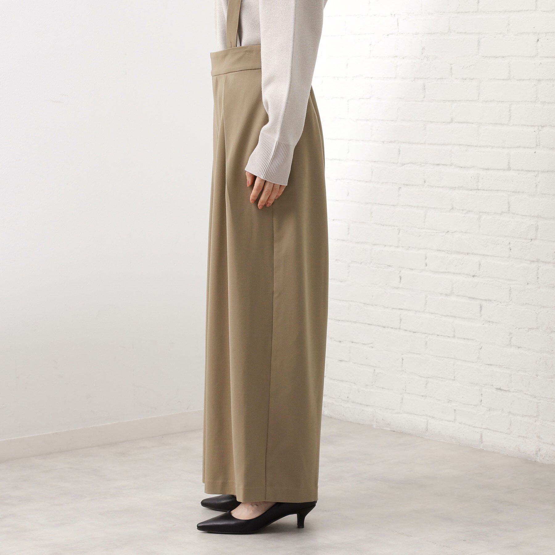THE SHOP TK「サス付きタックワイドパンツ」|その他|