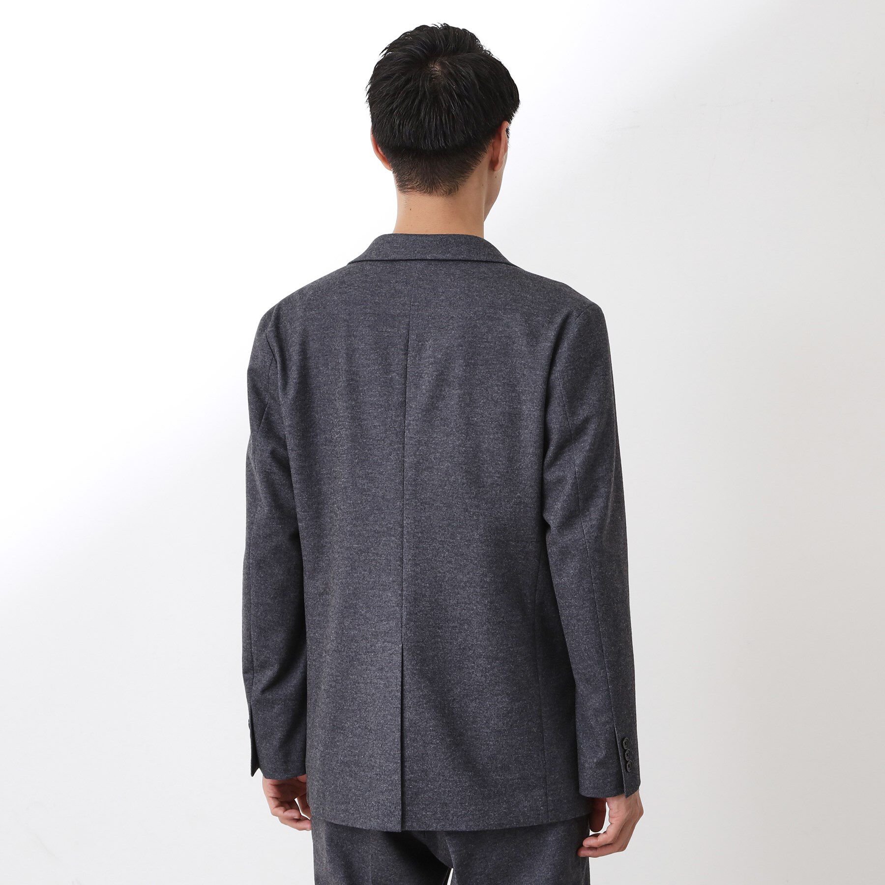 THE SHOP TK「起毛TRジャージジャケット 【洗濯機OK／ストレッチ／セットアップ可】」|テーラードジャケット|