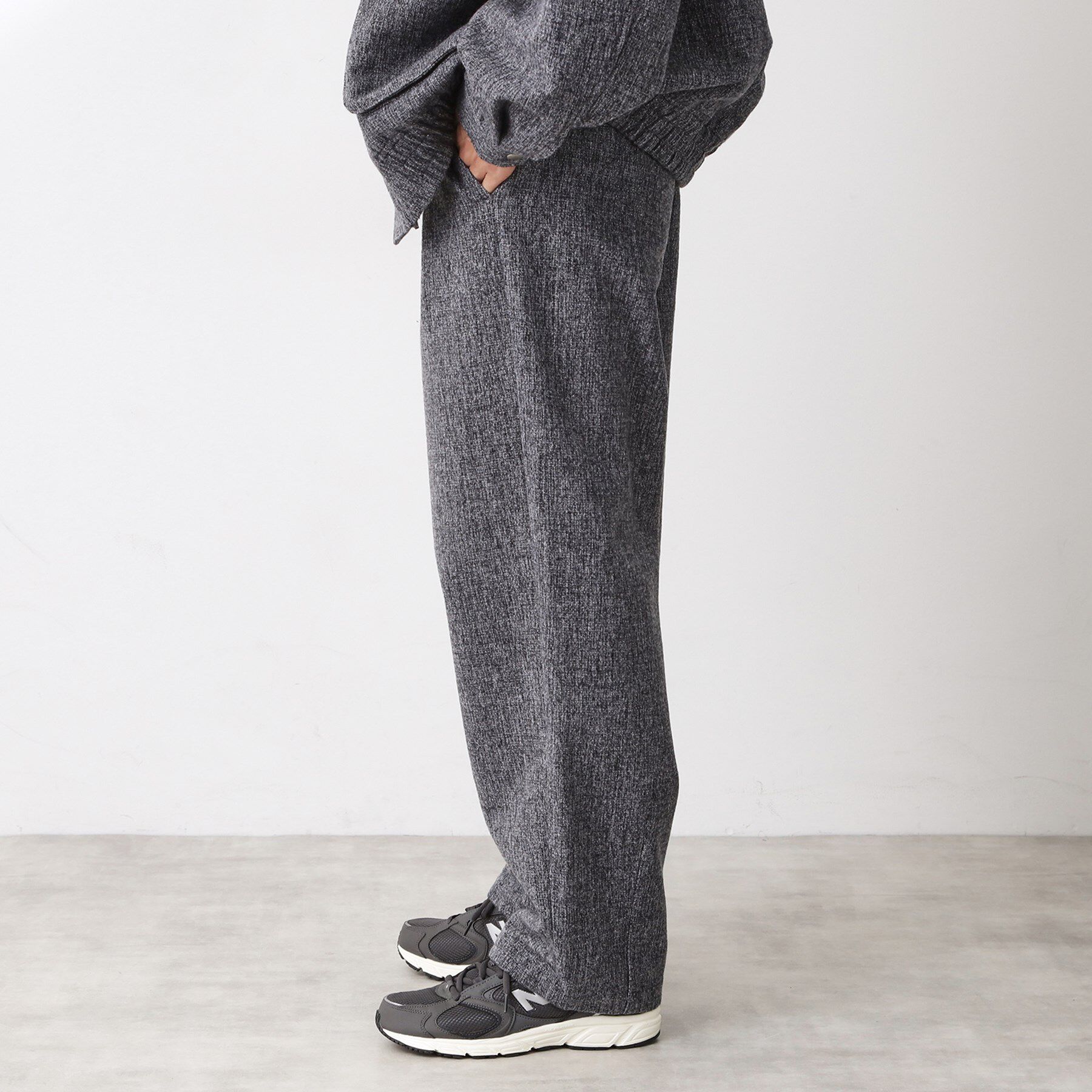 THE SHOP TK「ツイードワイドパンツ 【洗濯機OK／セットアップ可】」|その他|