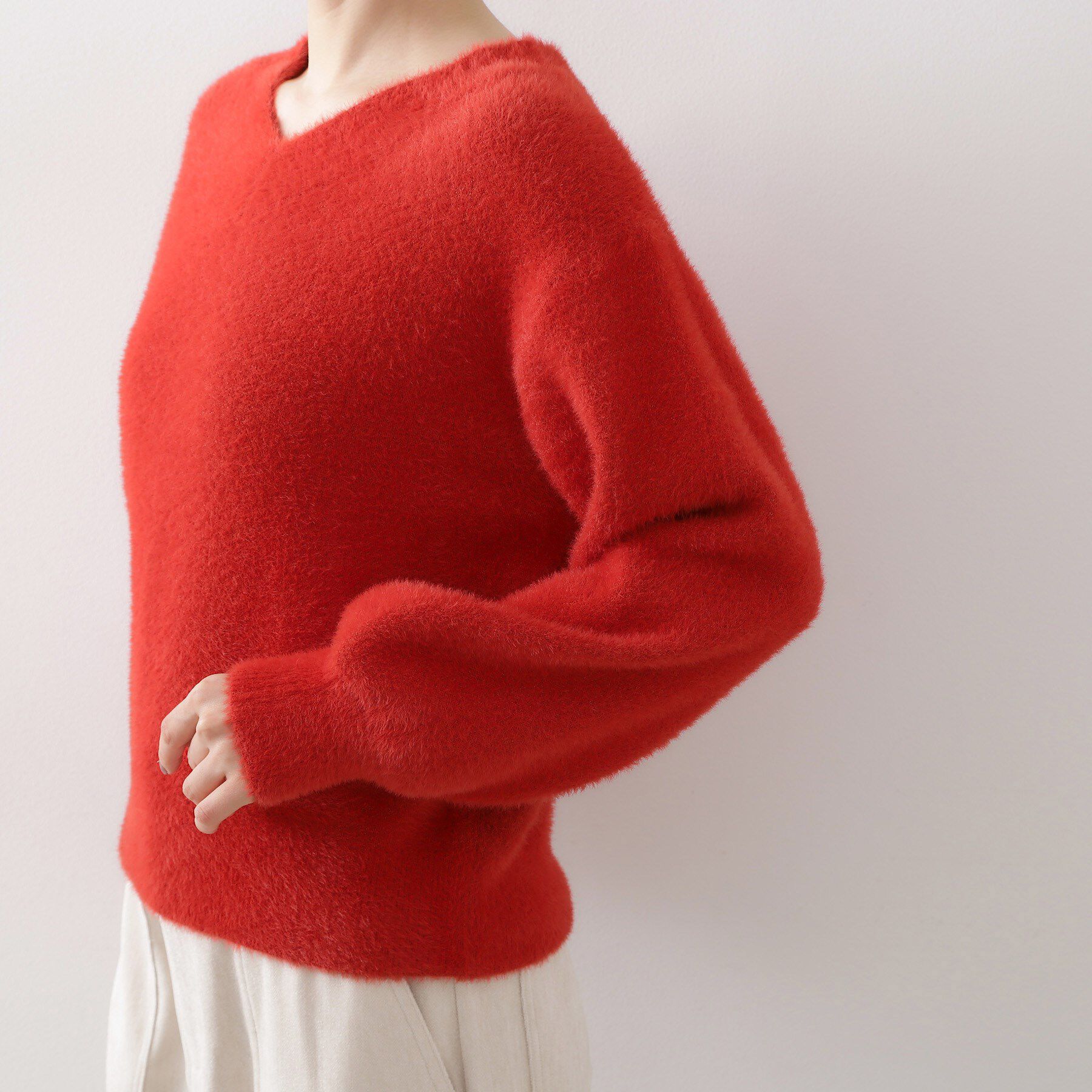 THE SHOP TK「【洗える】上品にきらめく フェザーラメニット」|ニット・セーター|