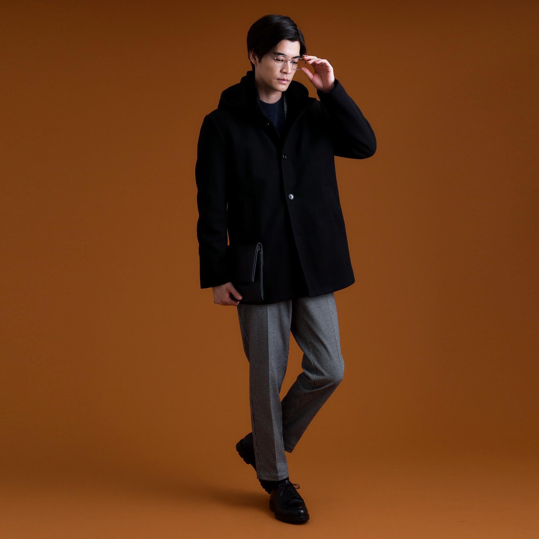 THE SHOP TK「ウーリックシングルPジャケット」|ピーコート|