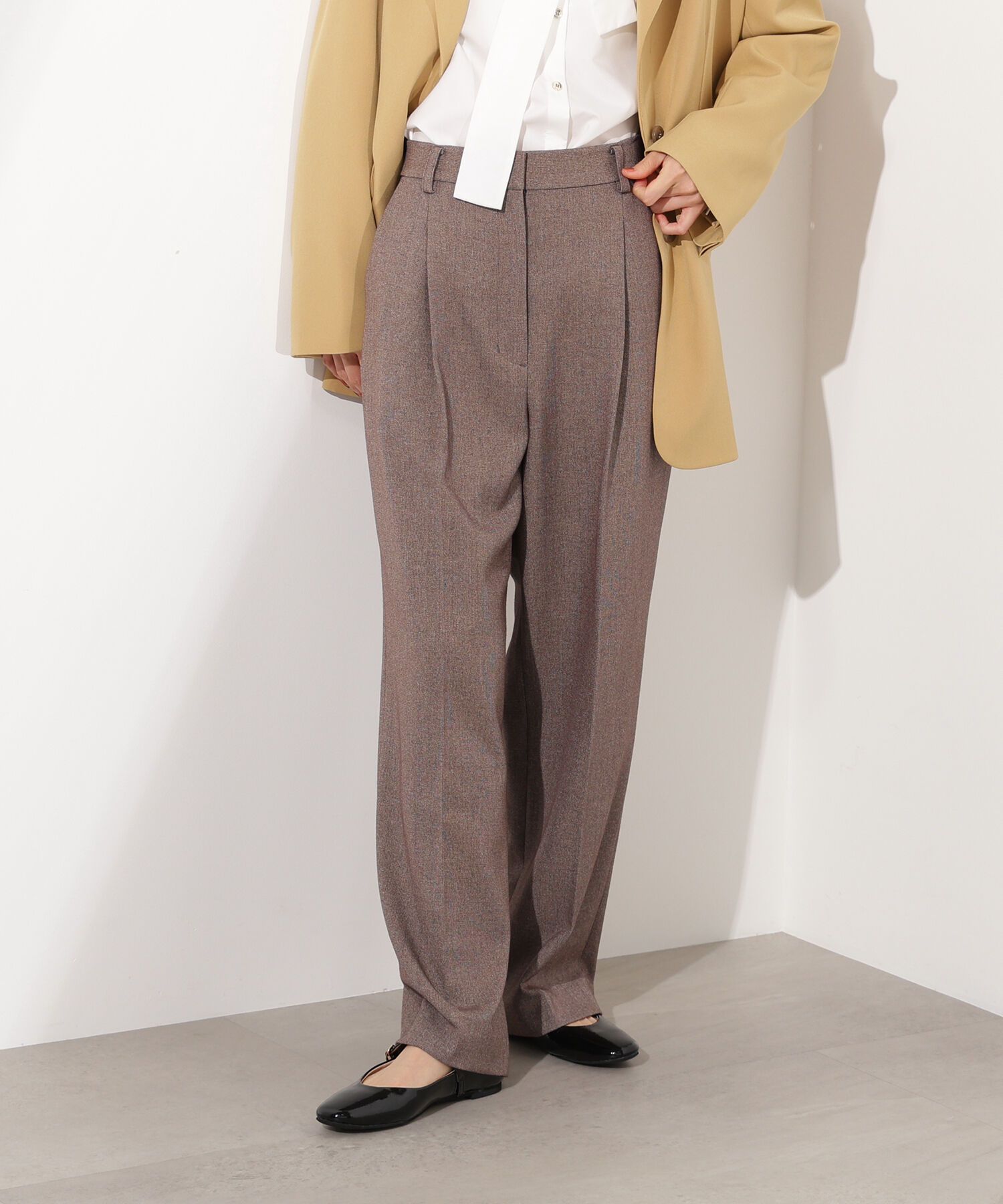  「ツィーディーワンタックストレートパンツ」|その他|