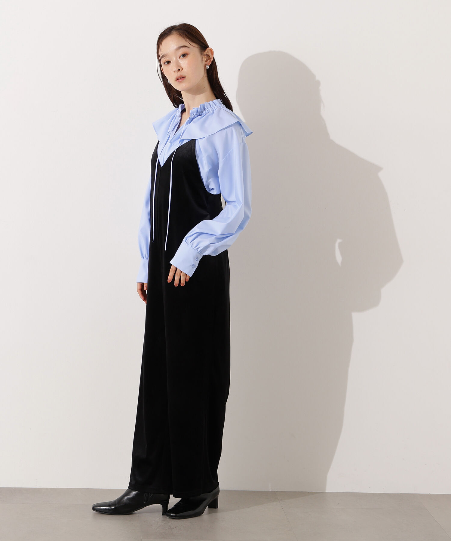  「ベロアオールインワン」|ワンピース|