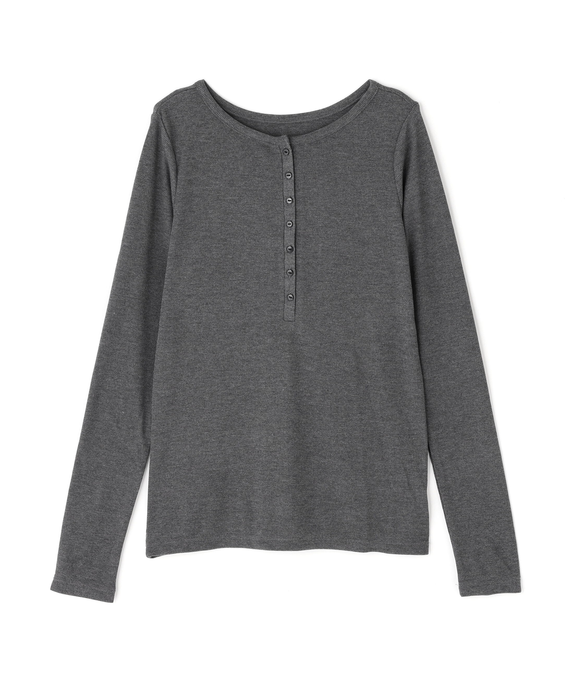  「ヘンリーネックシアーカットソー」|Tシャツ・カットソー|