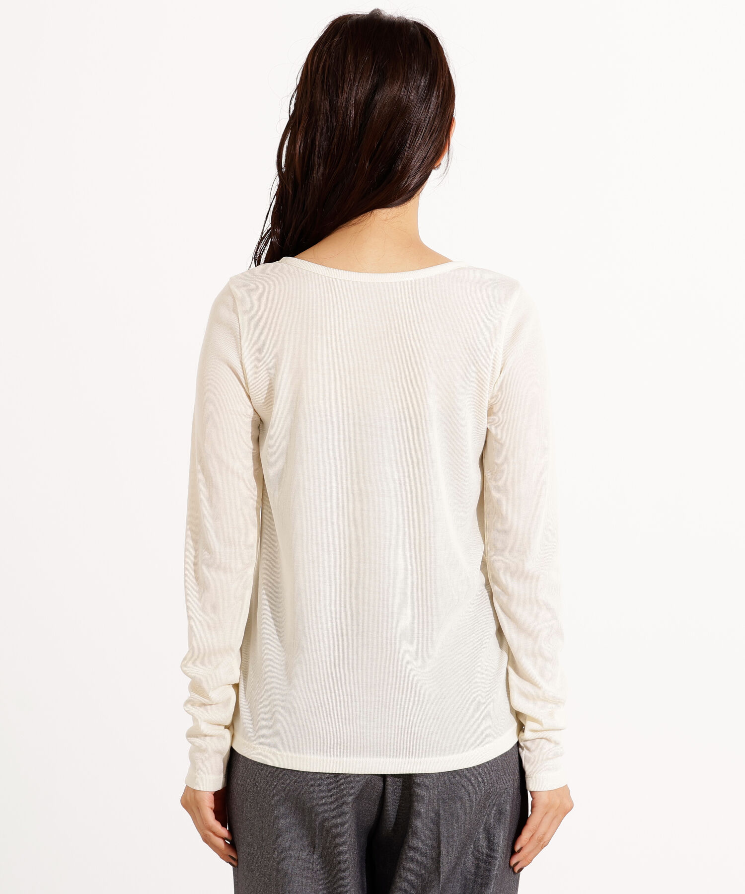  「ヘンリーネックシアーカットソー」|Tシャツ・カットソー|