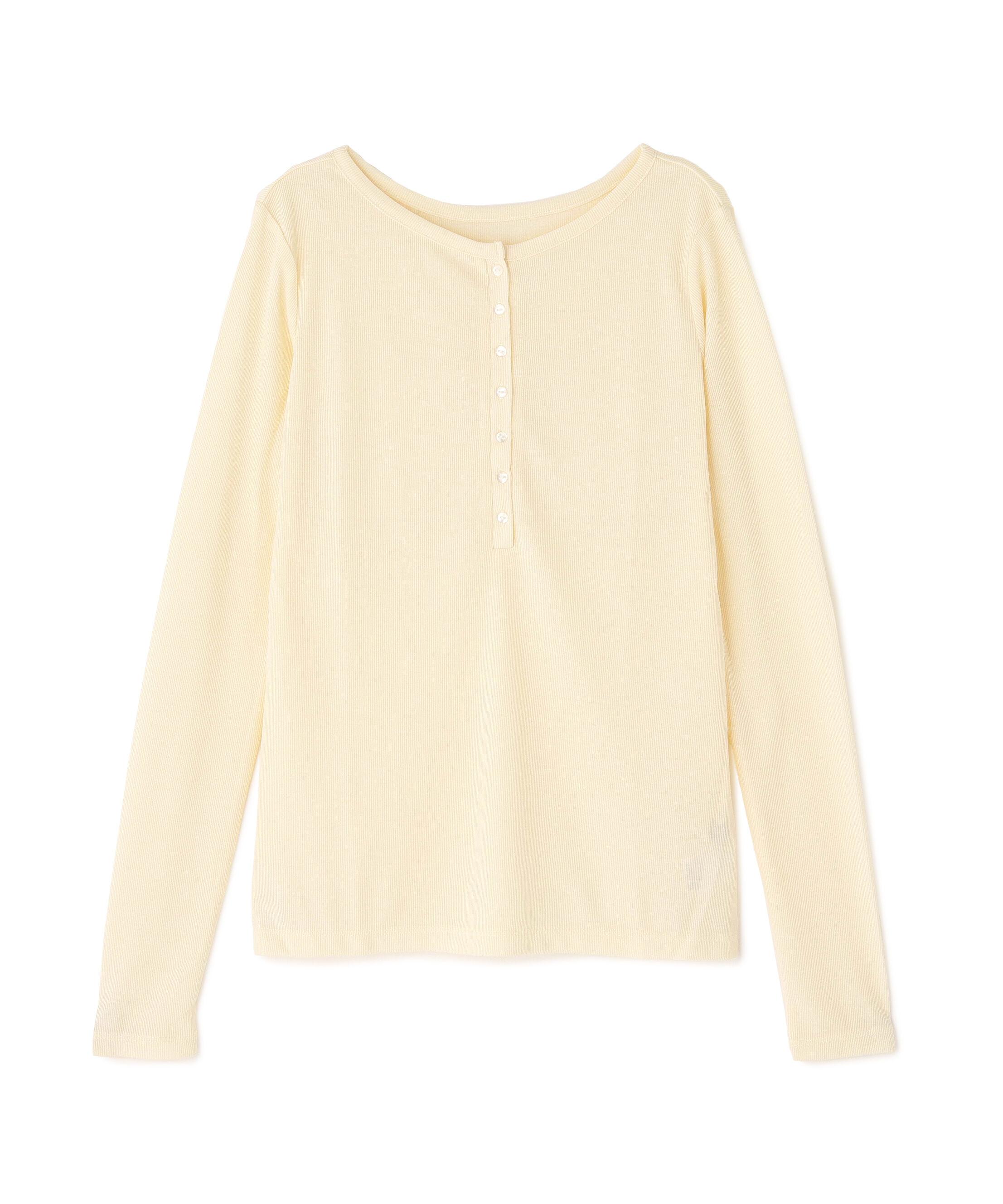  「ヘンリーネックシアーカットソー」|Tシャツ・カットソー|