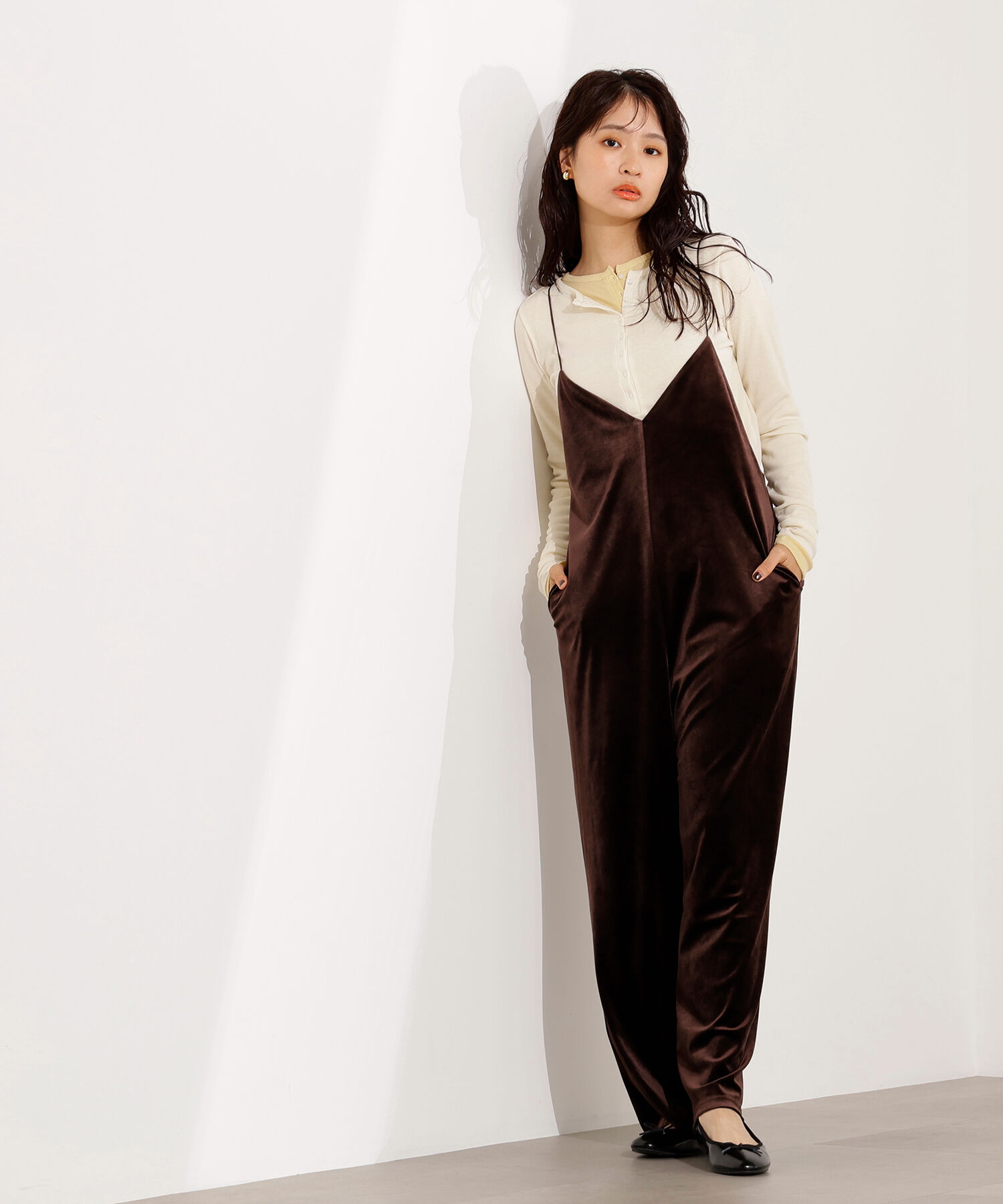  「ヘンリーネックシアーカットソー」|Tシャツ・カットソー|