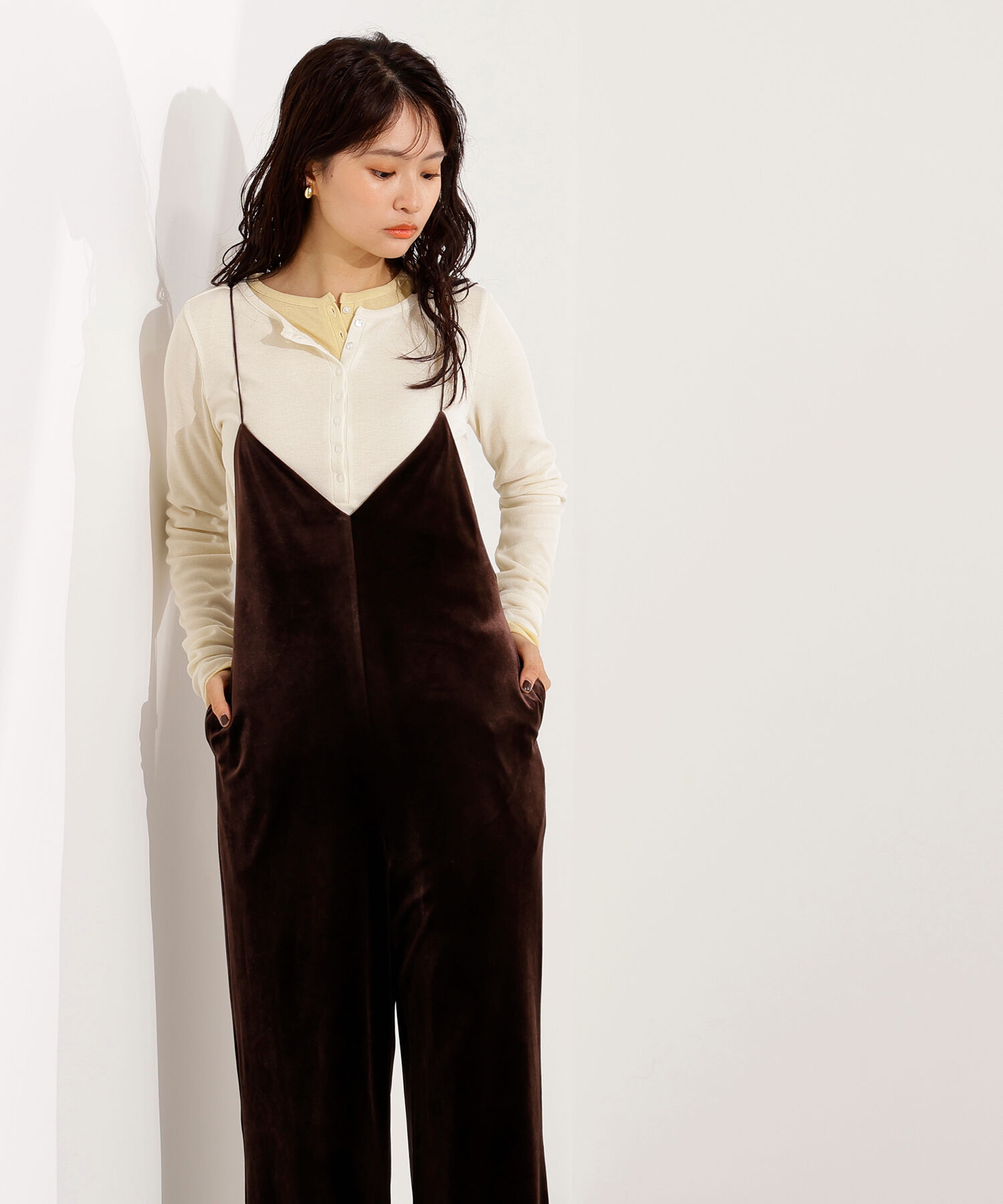  「ヘンリーネックシアーカットソー」|Tシャツ・カットソー|