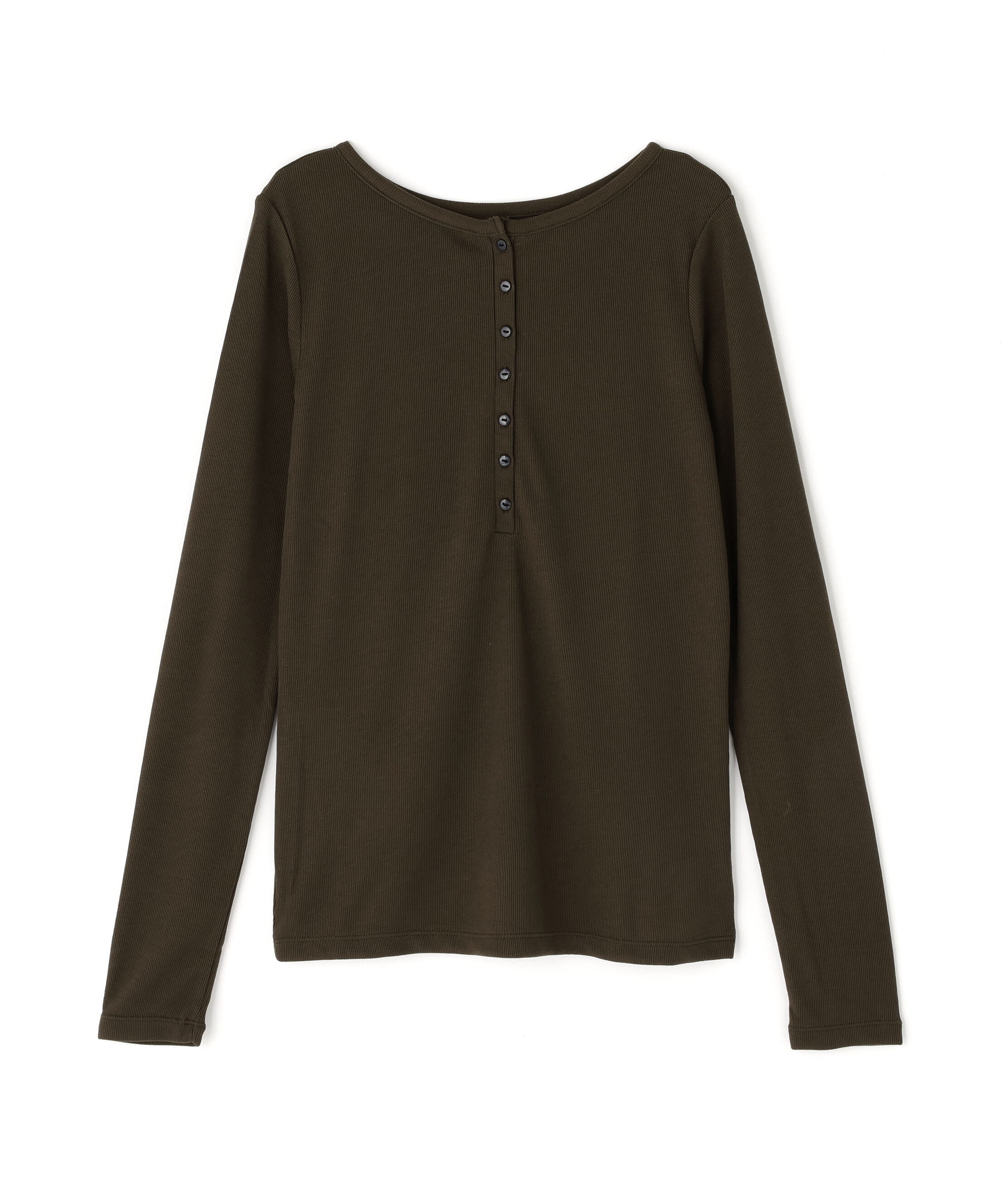  「ヘンリーネックシアーカットソー」|Tシャツ・カットソー|