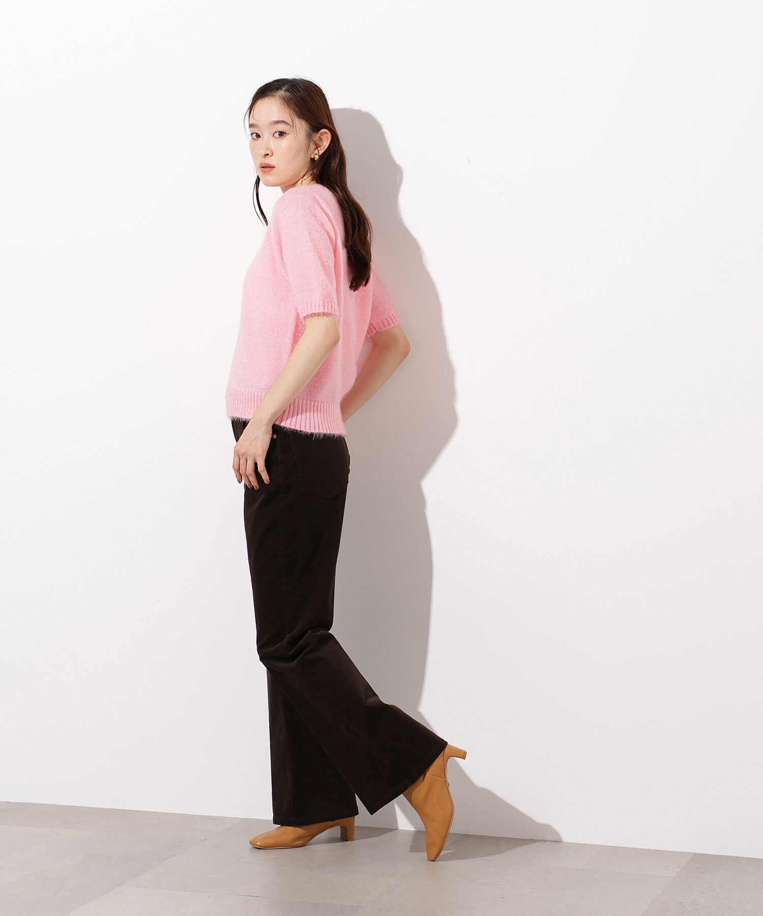  「ヘアリーニットトップス」|ニット・セーター|