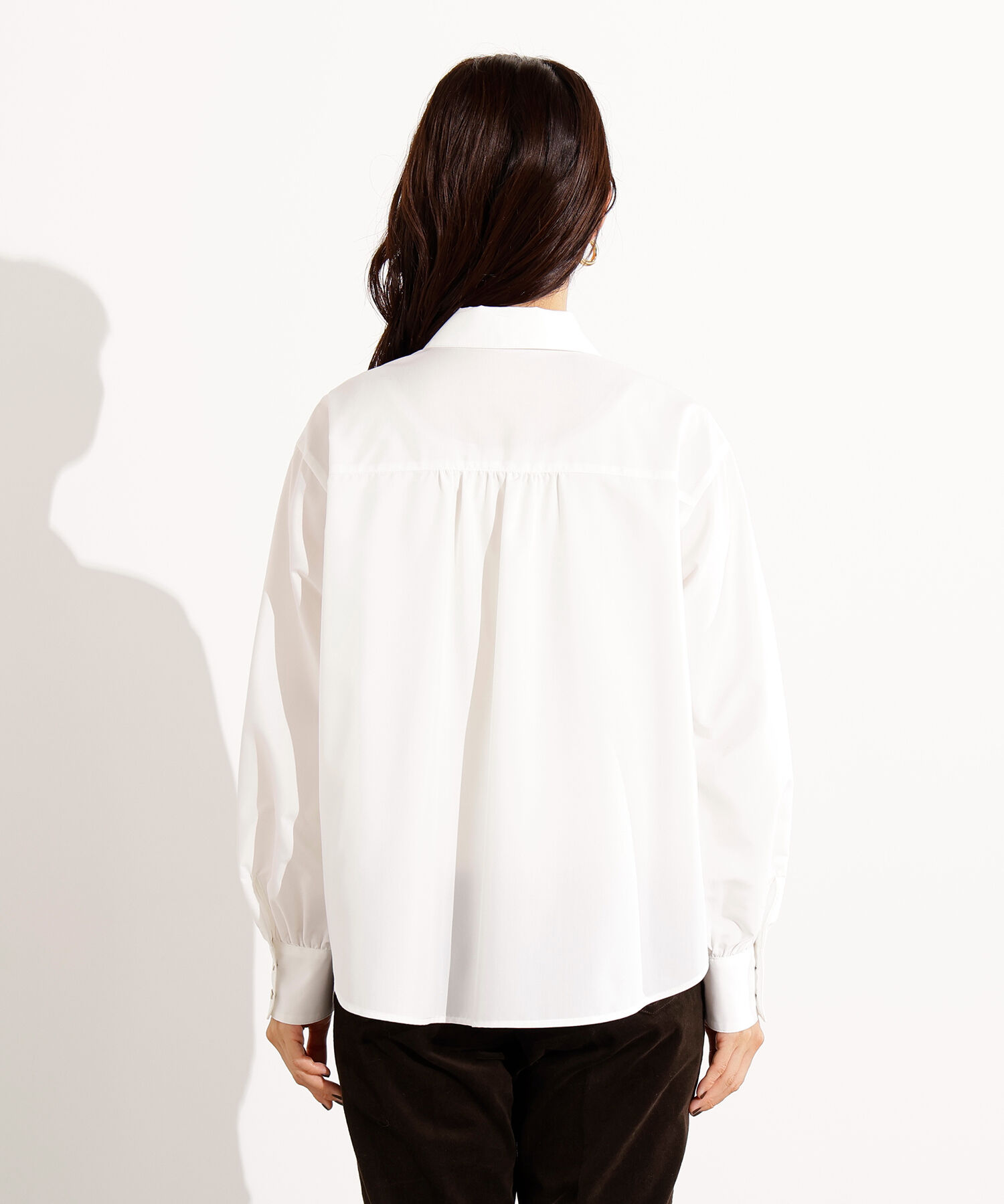  「ゴールドボタン2wayリボンブラウス」|シャツ・ブラウス|