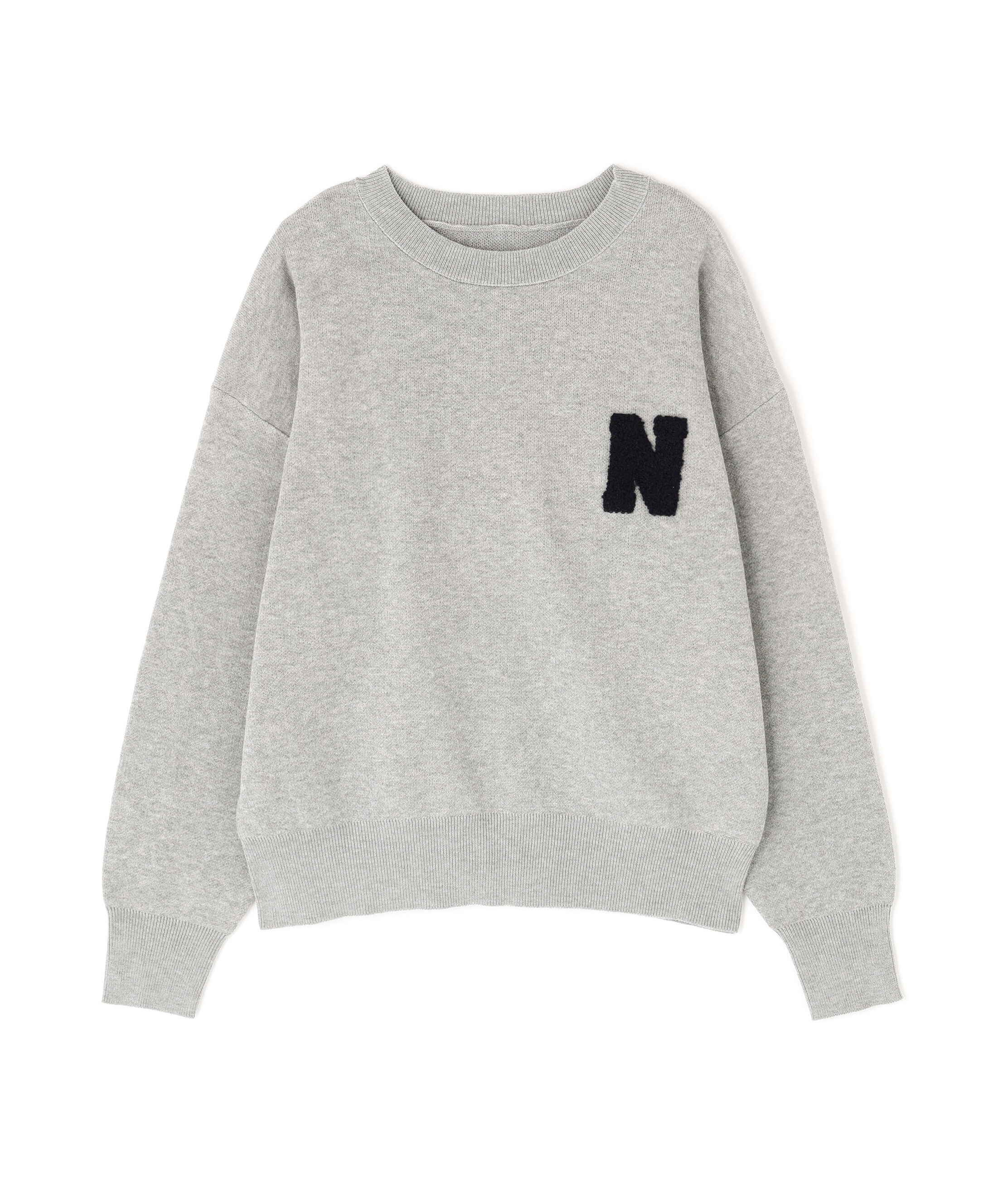  「スウェットライクロゴニット」|ニット・セーター|