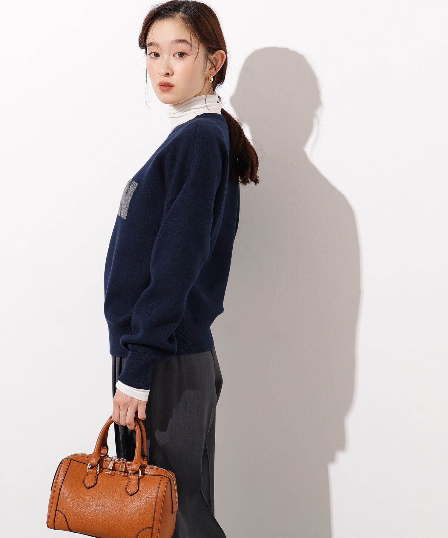  「スウェットライクロゴニット」|ニット・セーター|