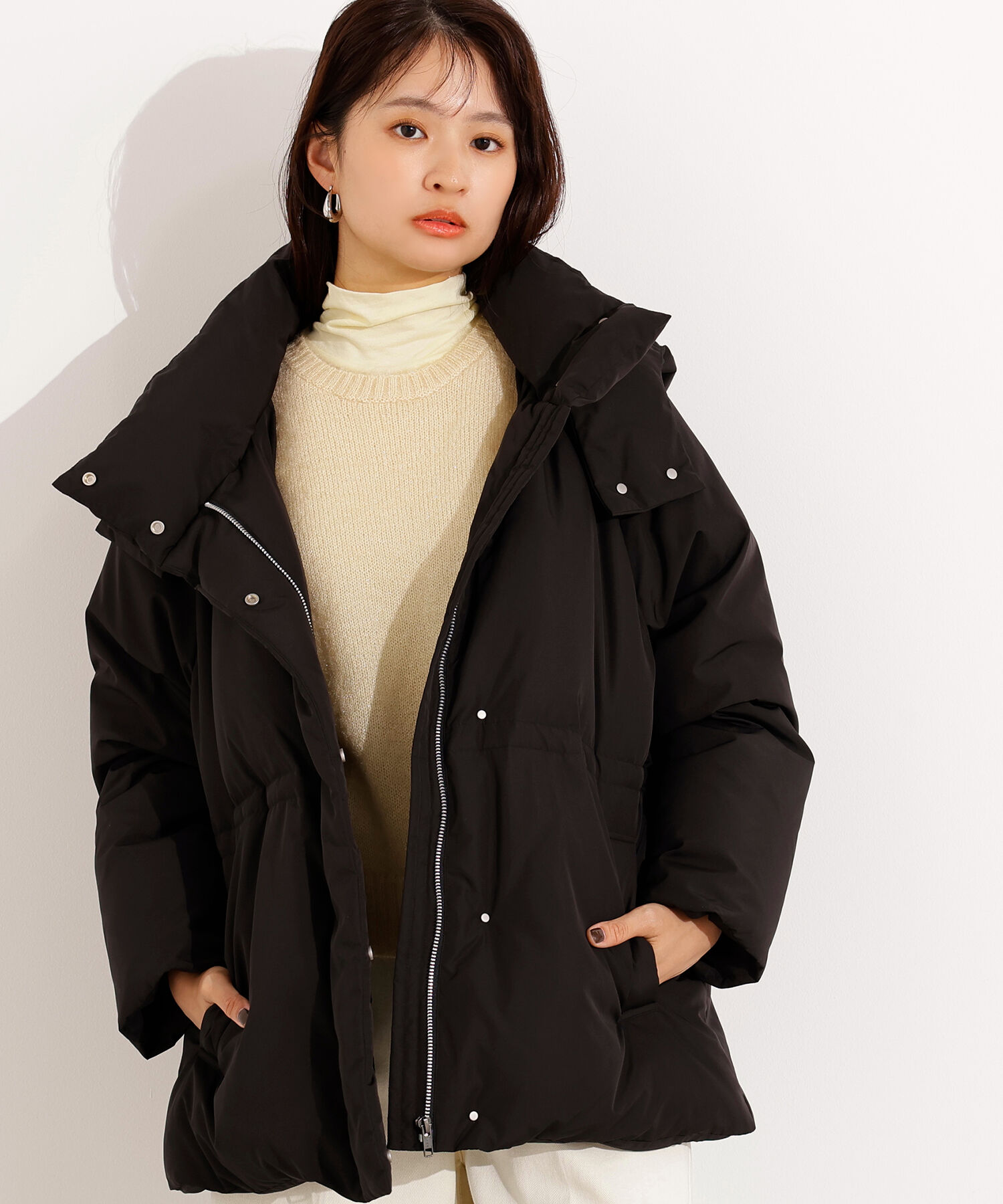  「フーデットミドルダウン」|ブルゾン・スタジャン|