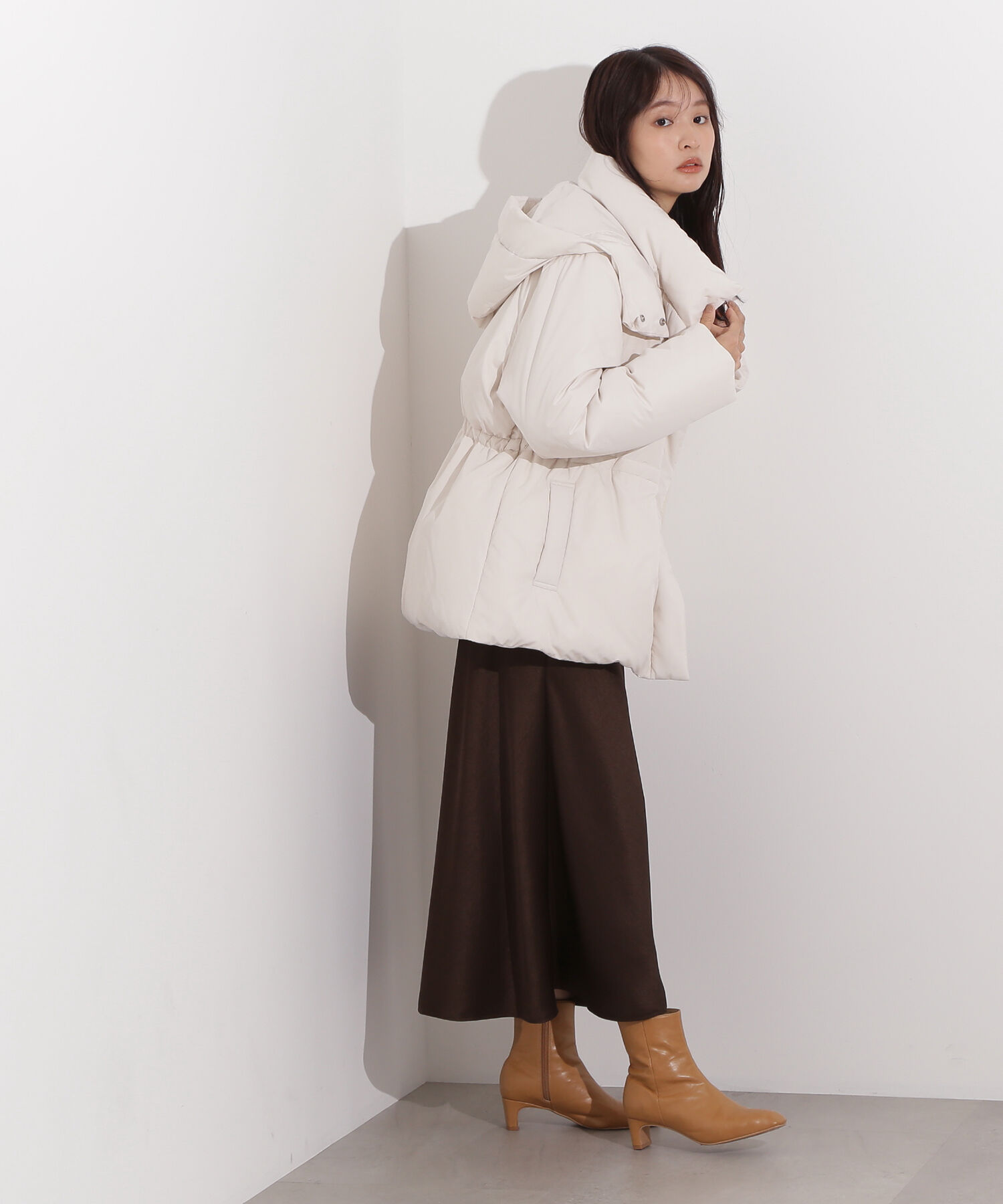  「フーデットミドルダウン」|ブルゾン・スタジャン|