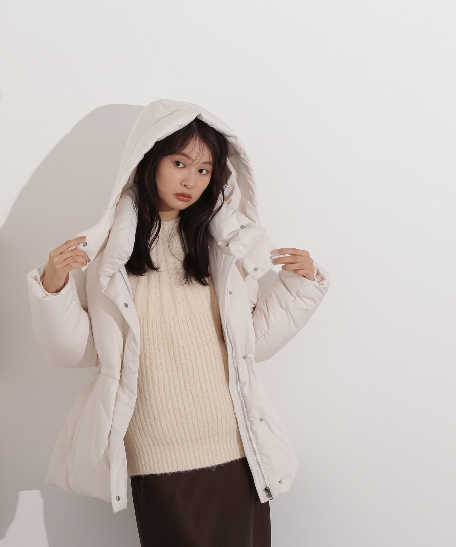  「フーデットミドルダウン」|ブルゾン・スタジャン|