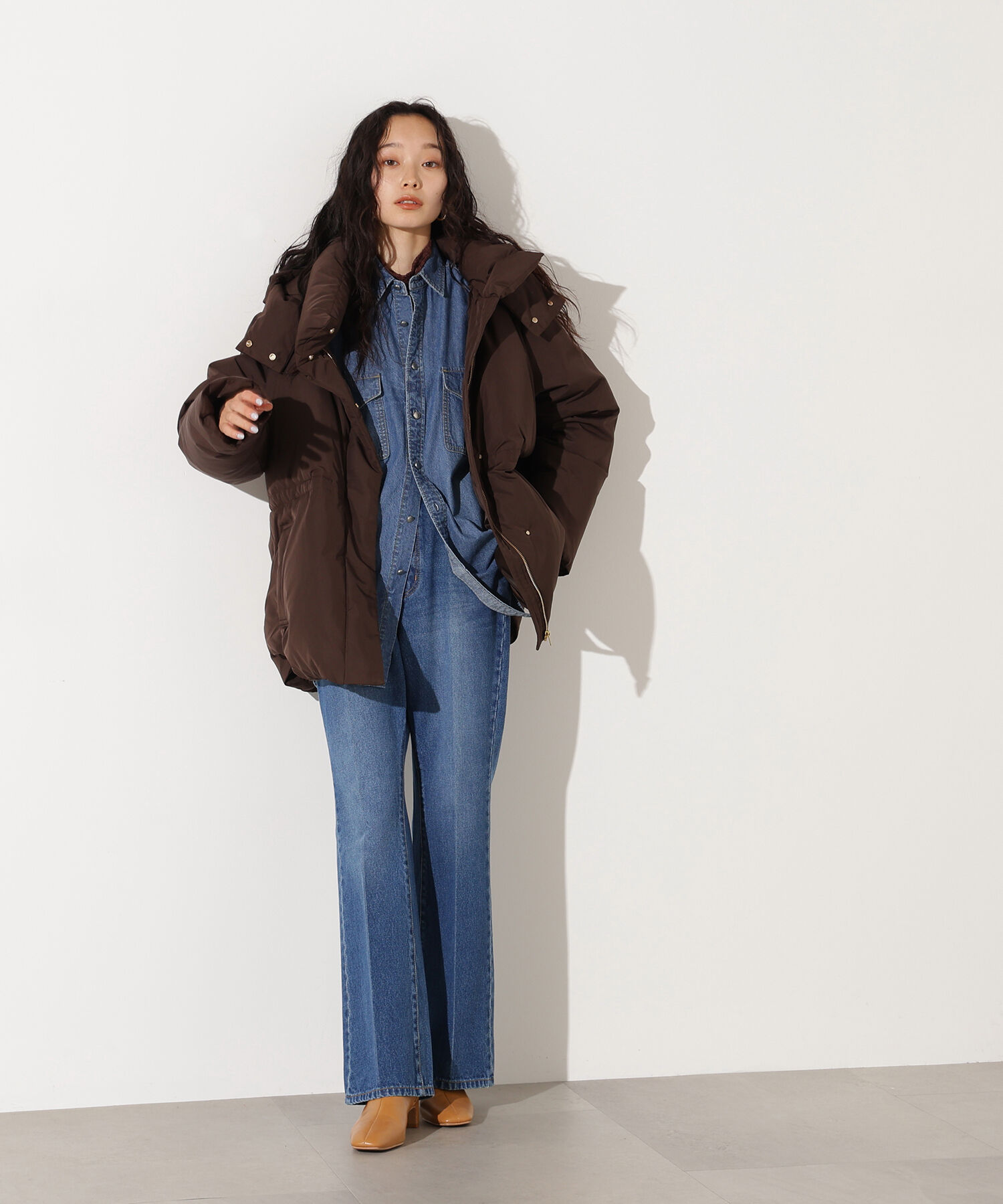  「フーデットミドルダウン」|ブルゾン・スタジャン|