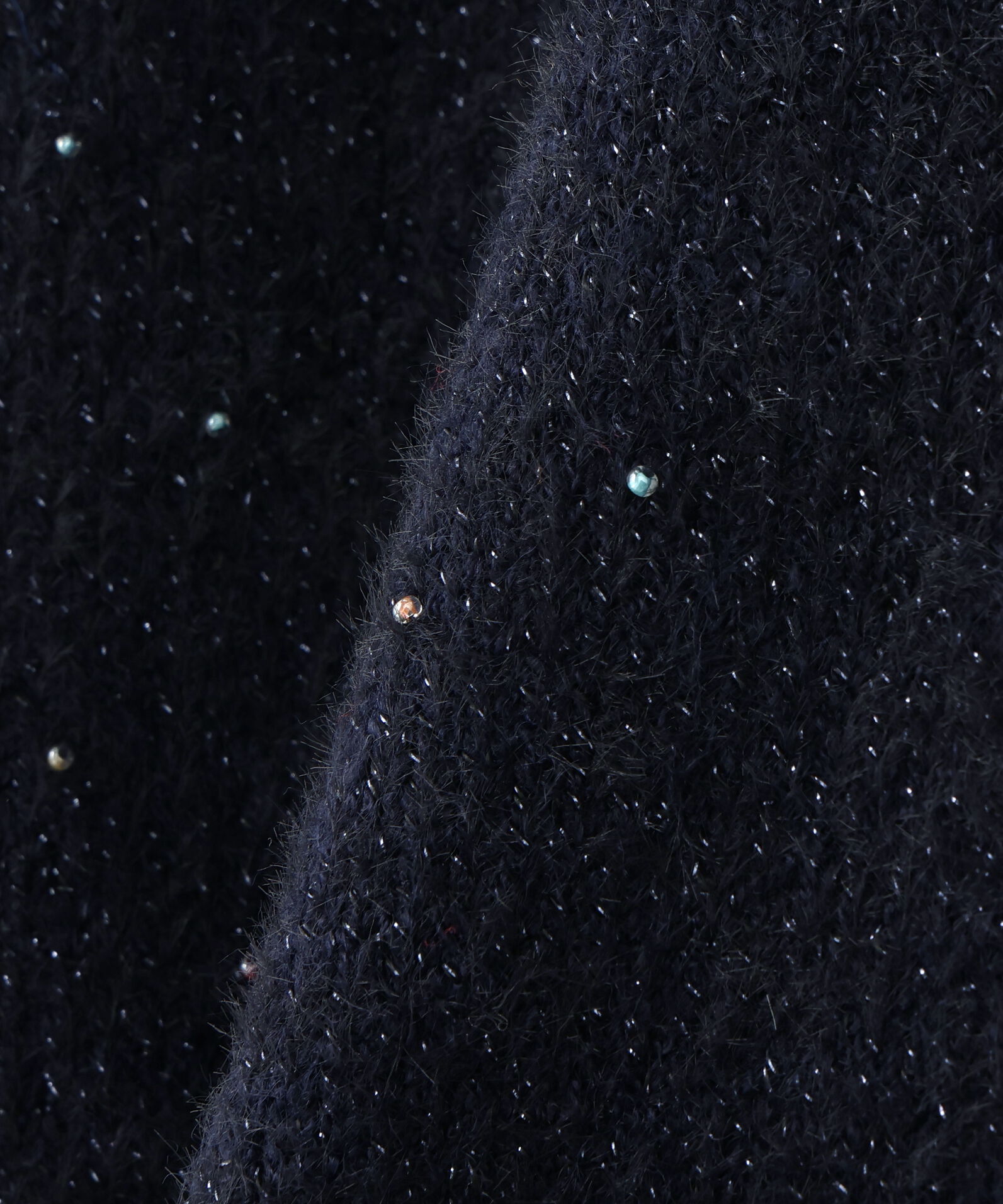  「ビーズミックスヘアリーカーディガン」|ニット・セーター|