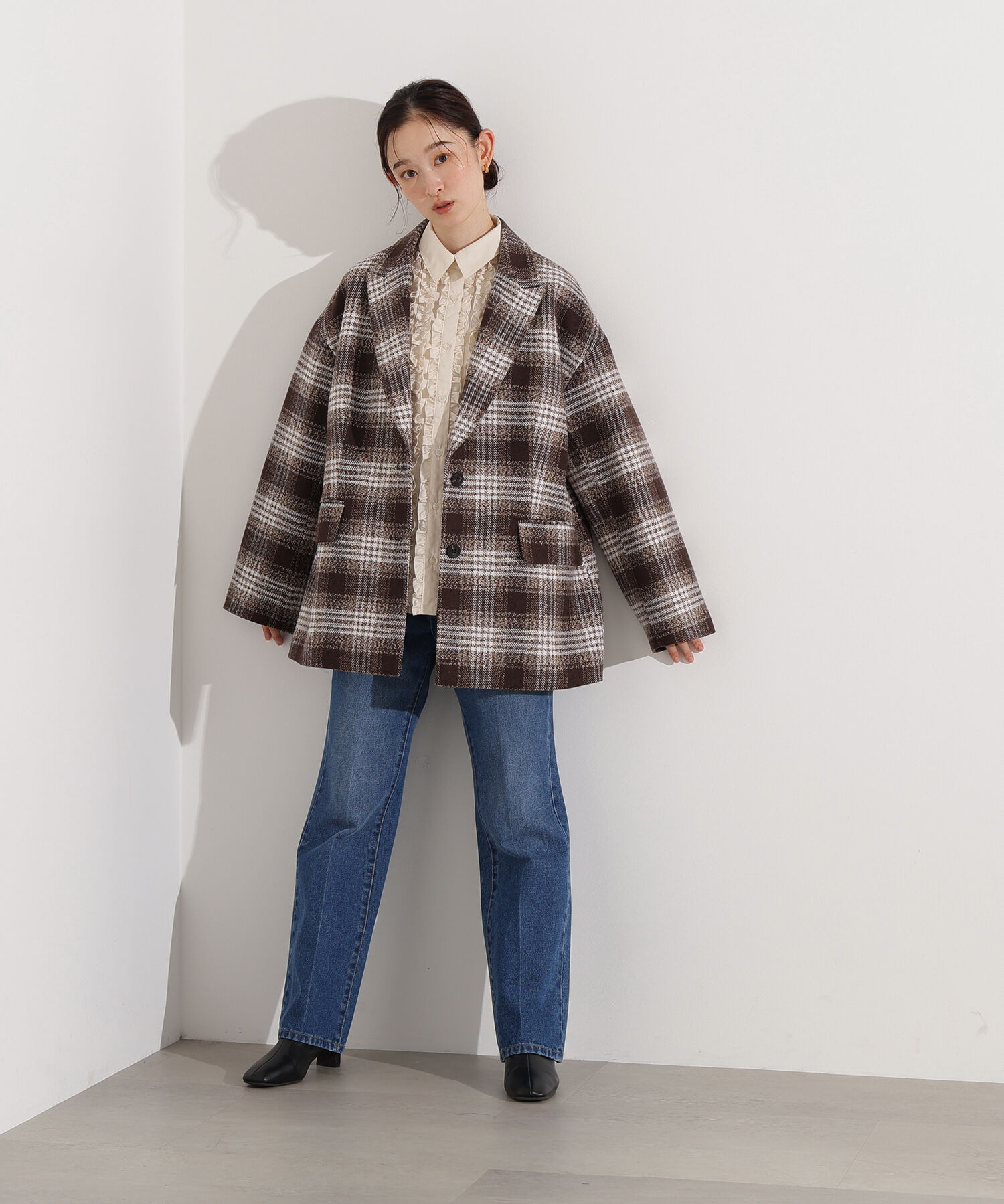  「フロントフリルブラウス」|シャツ・ブラウス|