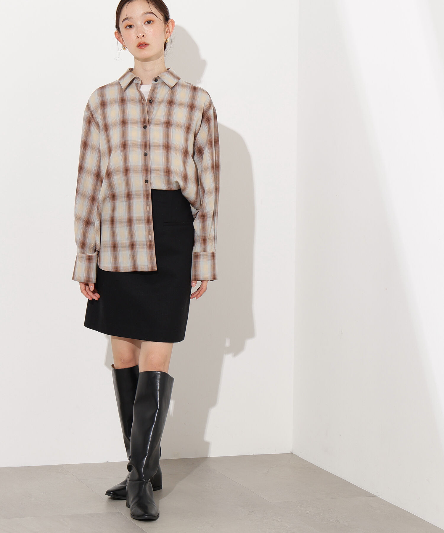  「フラノミニスカート」|スカート|