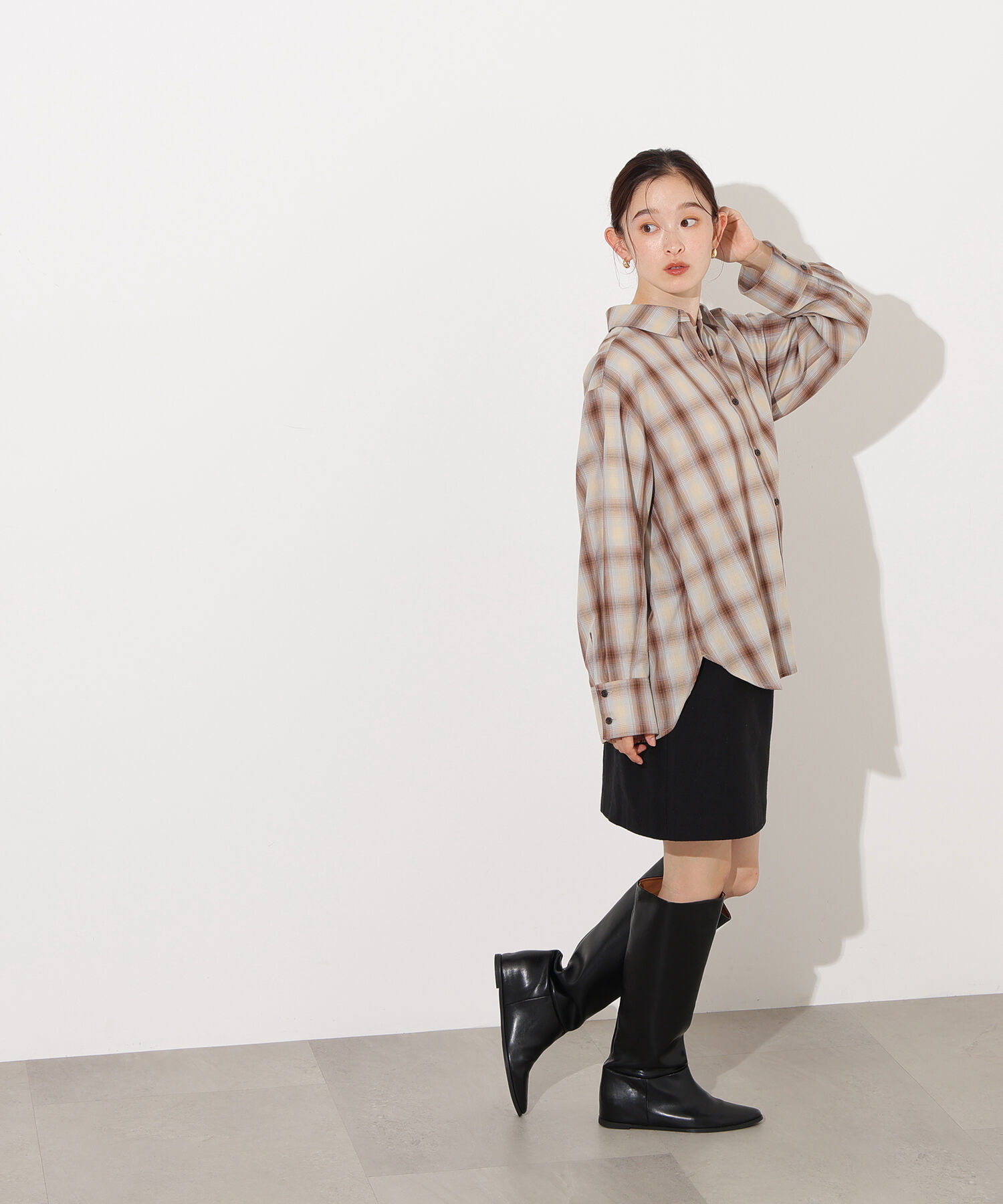  「フラノミニスカート」|スカート|