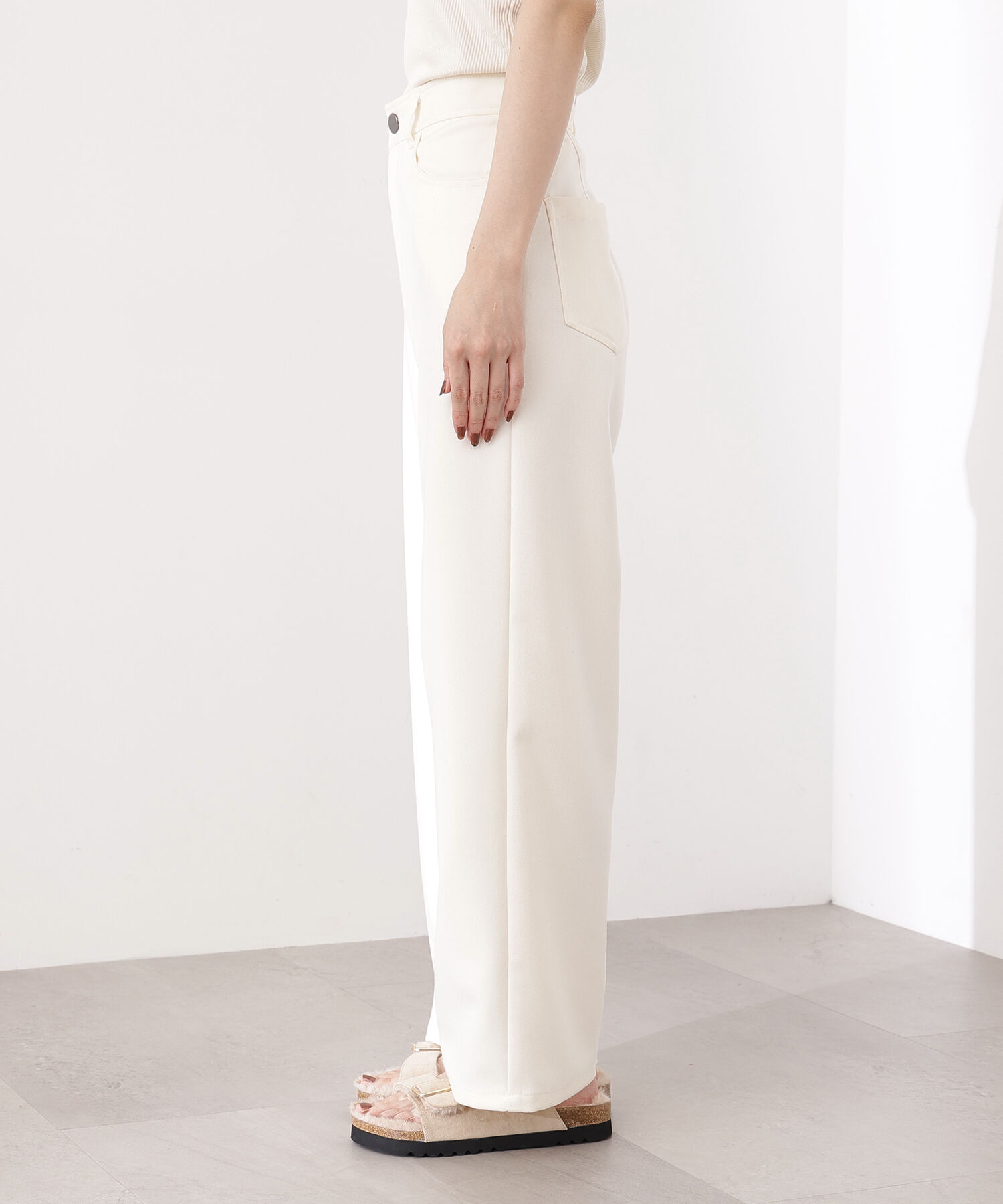  「ベーシックツイルワイドパンツ」|その他|