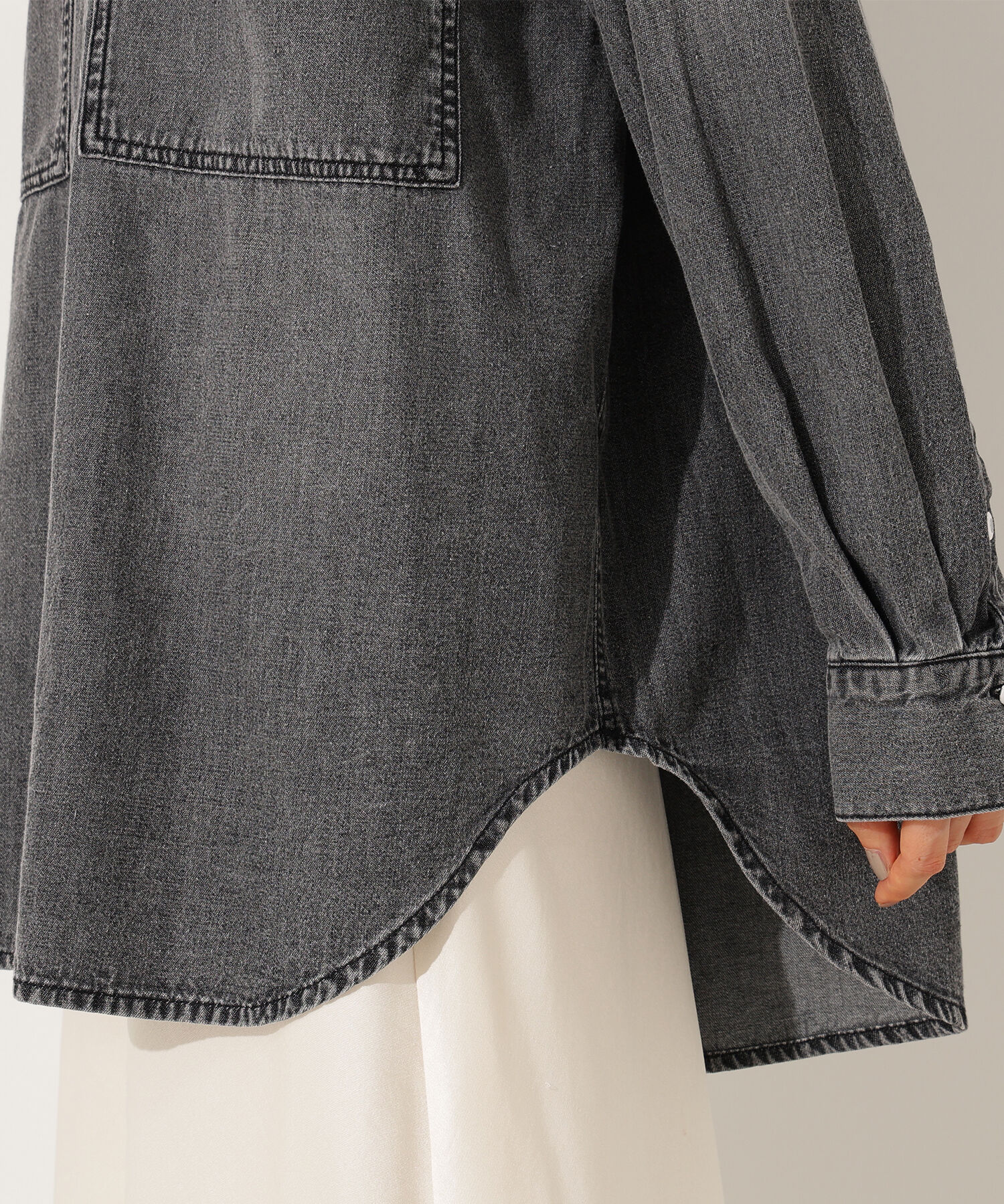  「デニムオーバーシャツ」|シャツ・ブラウス|